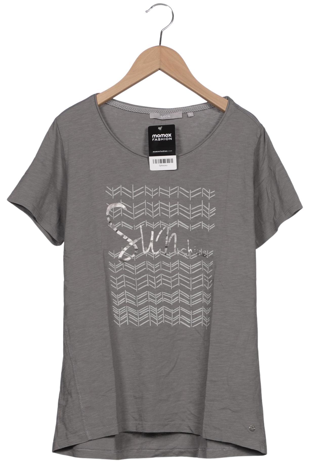 

Cecil Damen T-Shirt, grau, Gr. 42
