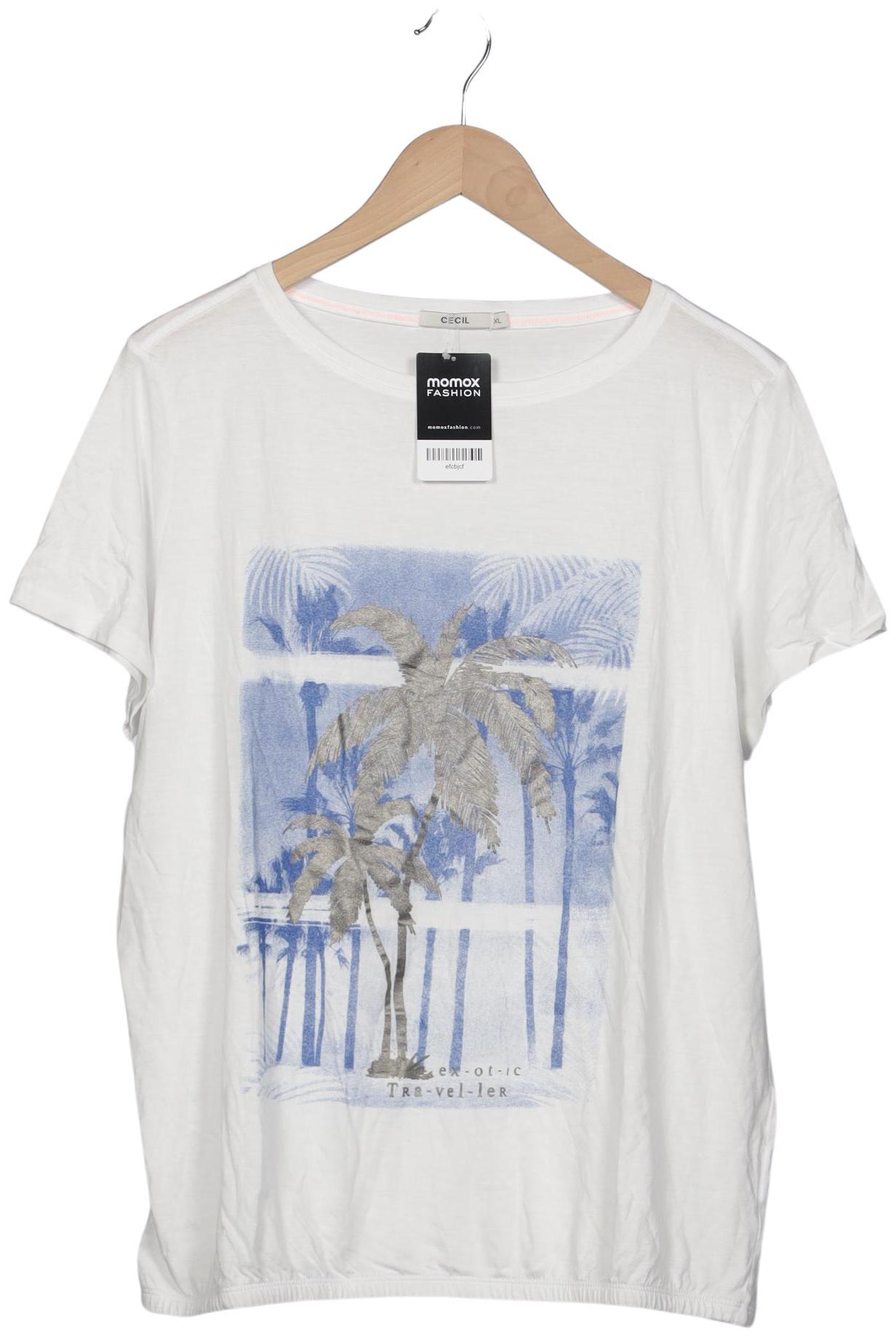 

Cecil Damen T-Shirt, weiß, Gr. 44