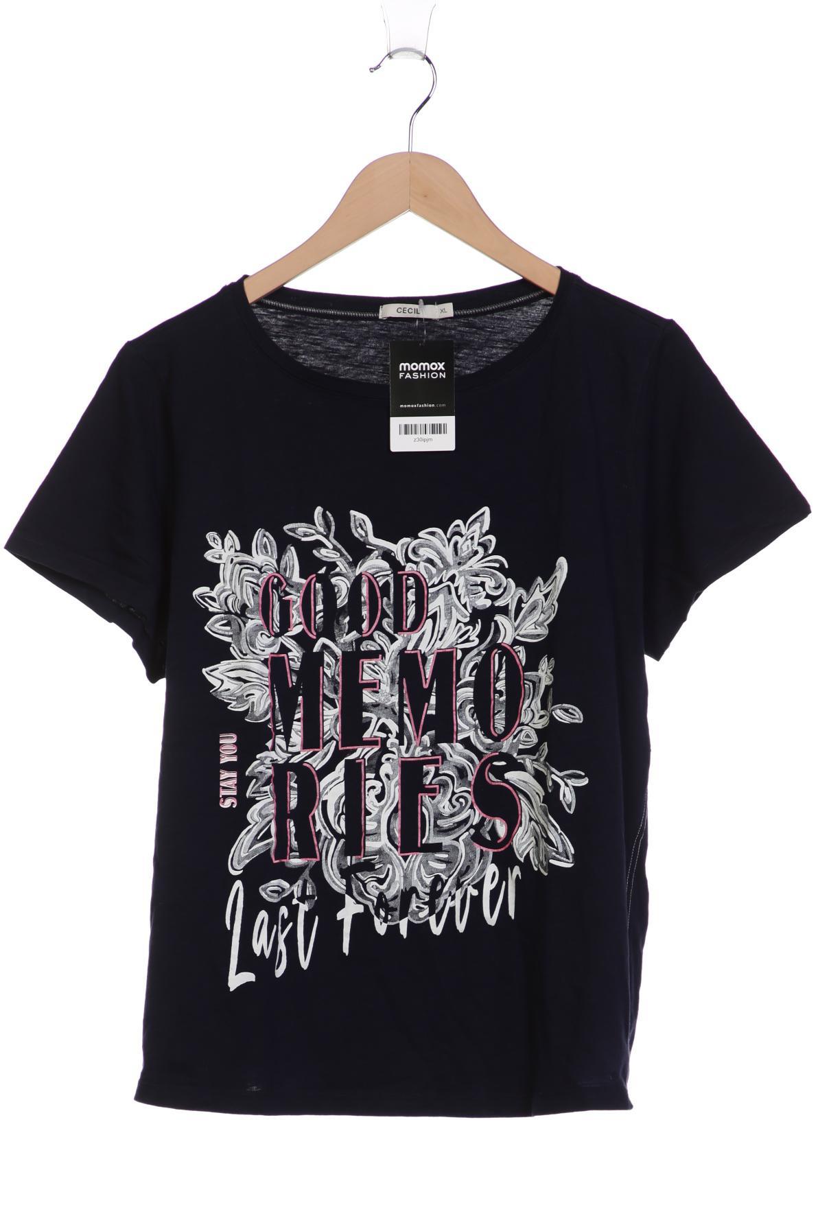 

Cecil Damen T-Shirt, marineblau, Gr. 44