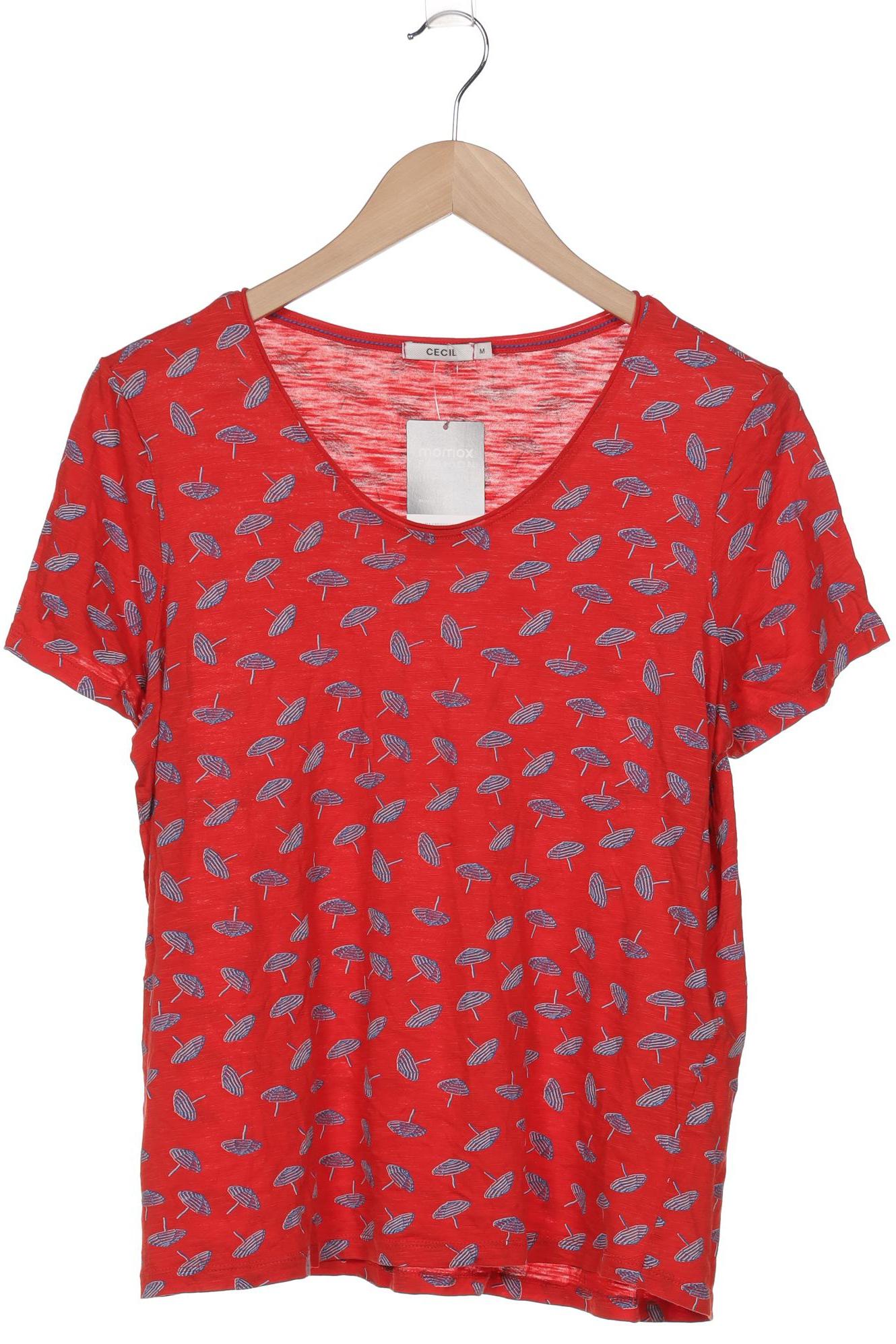 

Cecil Damen T-Shirt, rot, Gr. 38