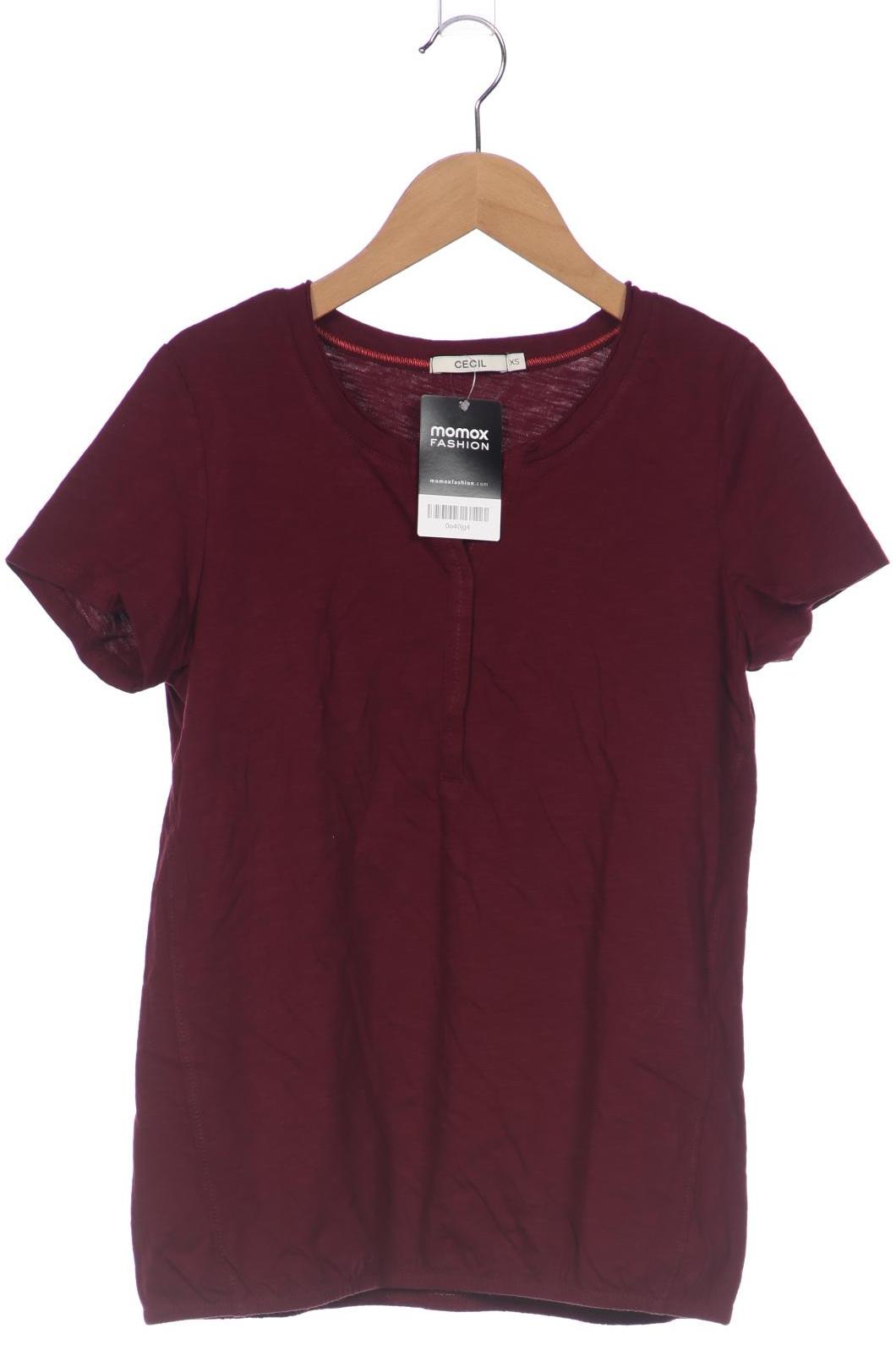 

Cecil Damen T-Shirt, bordeaux, Gr. 34
