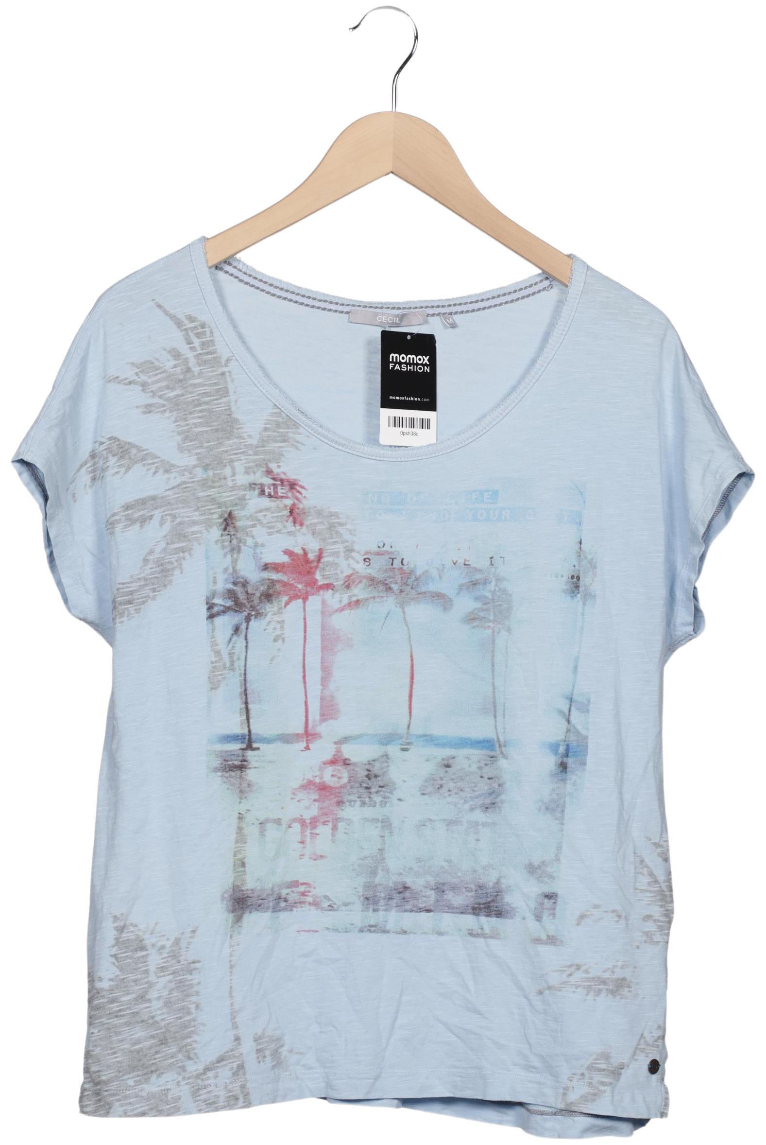 

Cecil Damen T-Shirt, hellblau, Gr. 38