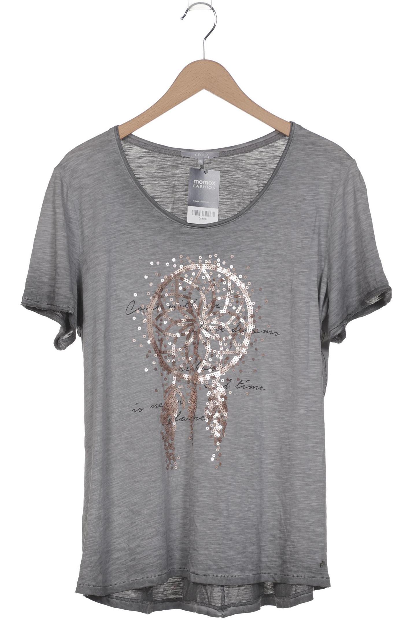 

Cecil Damen T-Shirt, grau, Gr. 46