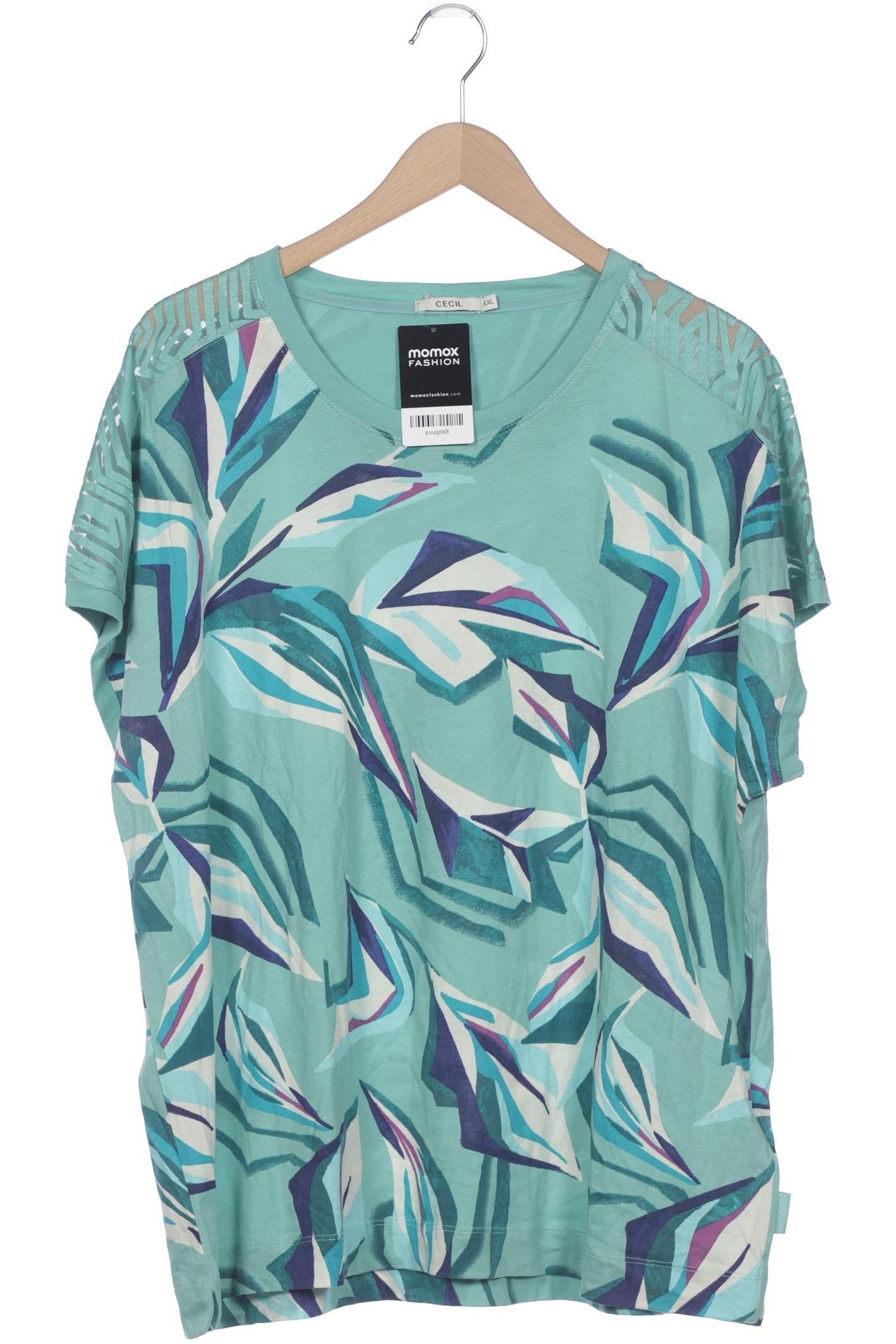 

Cecil Damen T-Shirt, türkis, Gr. 46