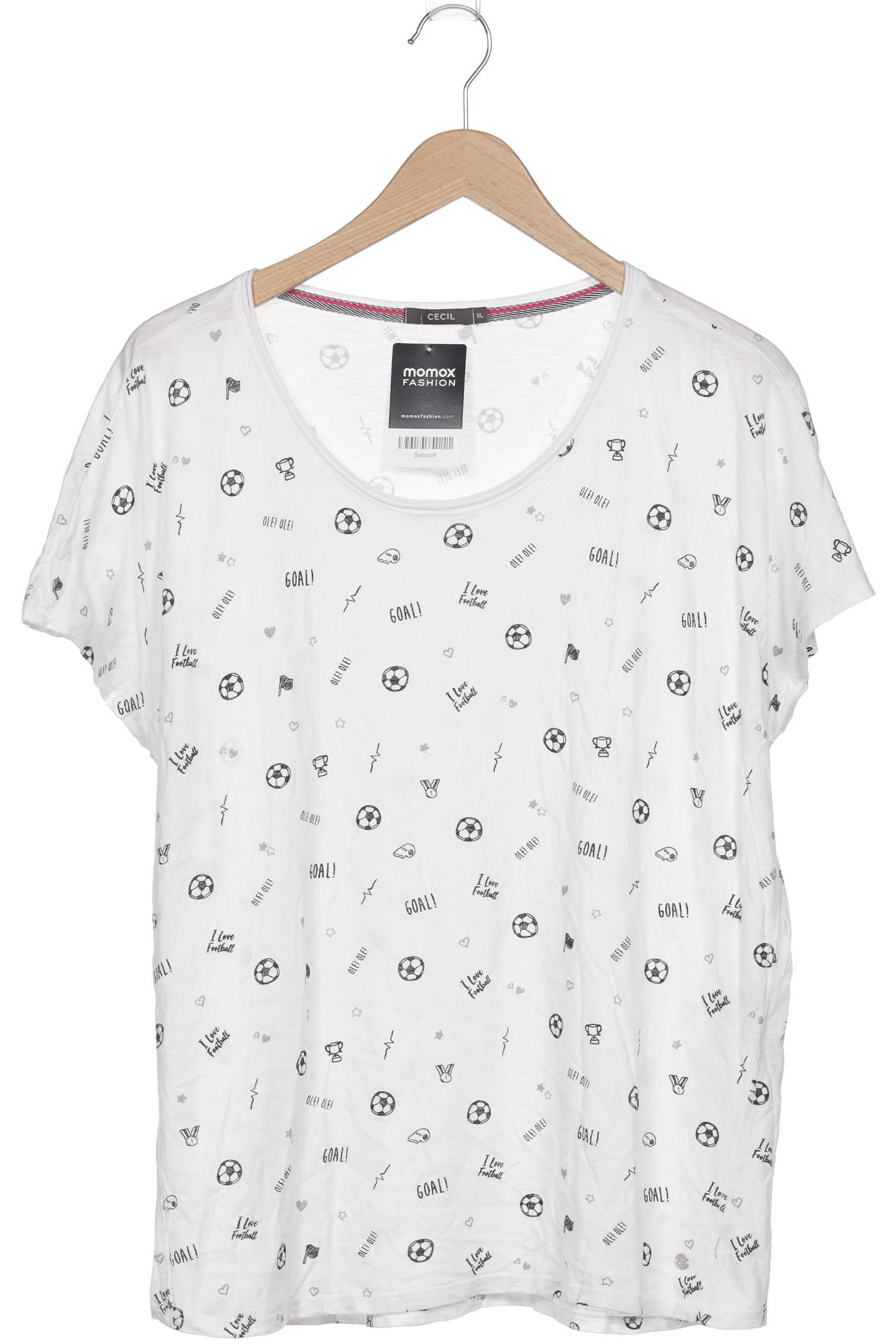 

Cecil Damen T-Shirt, weiß, Gr. 44