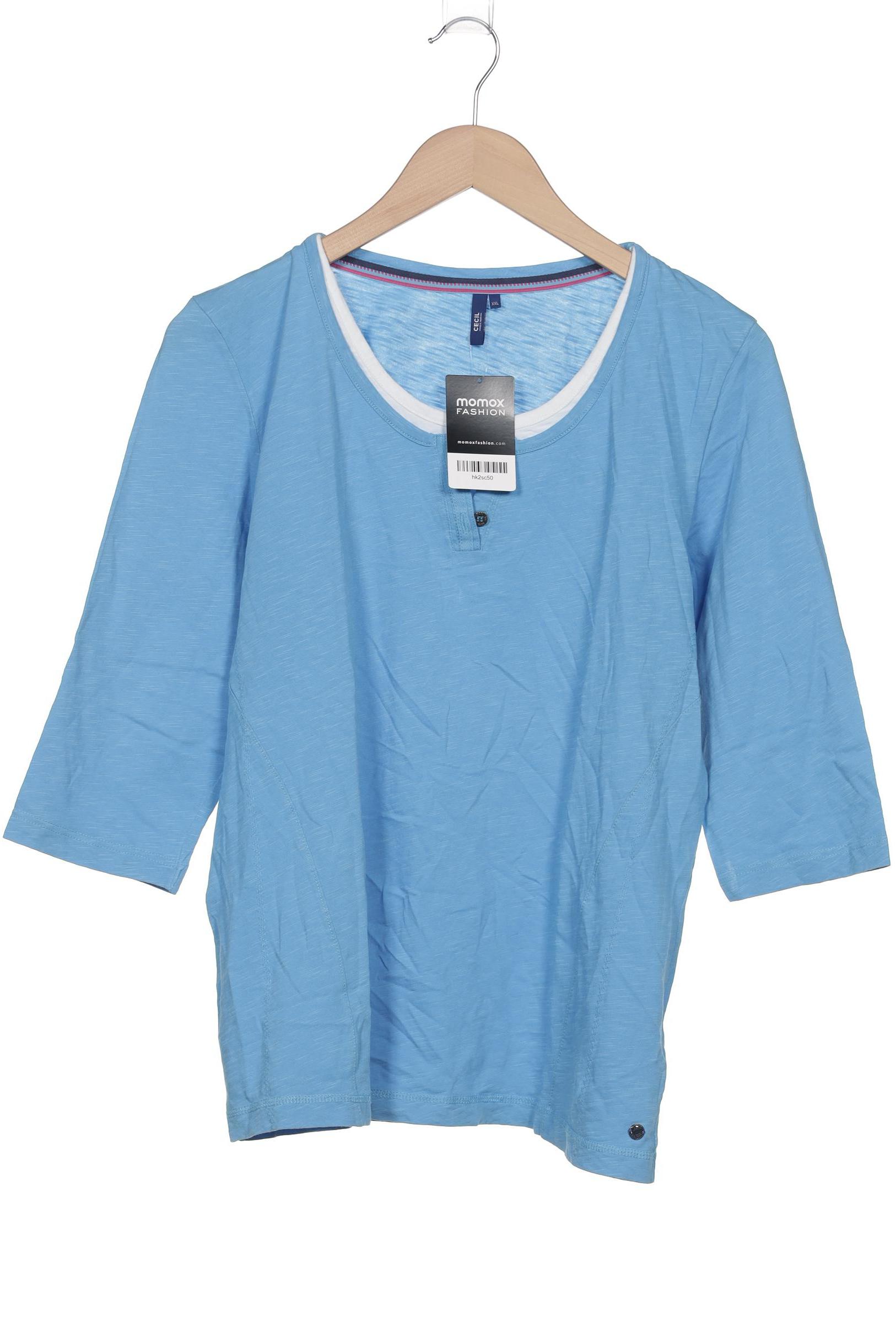 

Cecil Damen T-Shirt, blau, Gr. 46