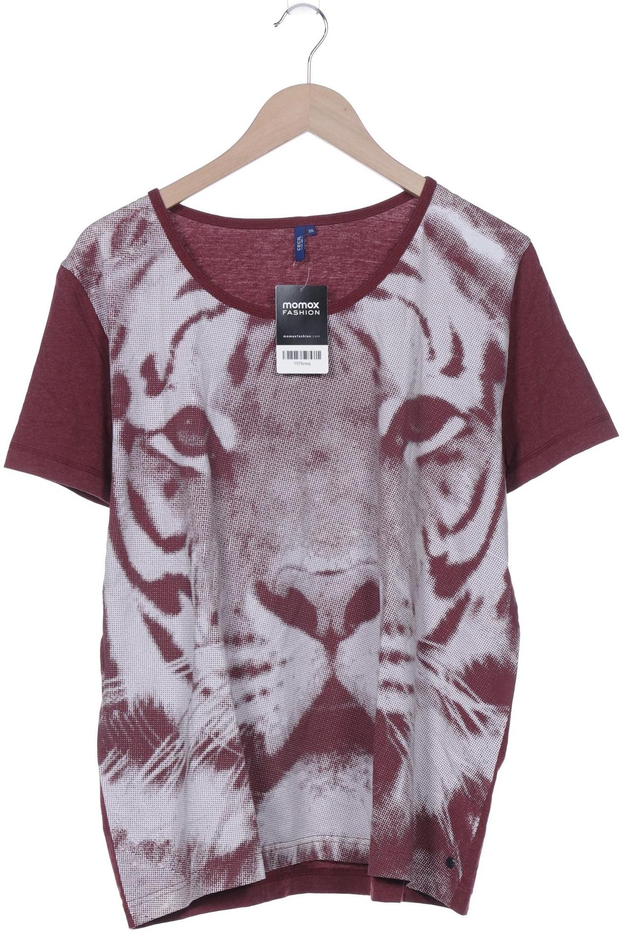 

Cecil Damen T-Shirt, bordeaux, Gr. 46