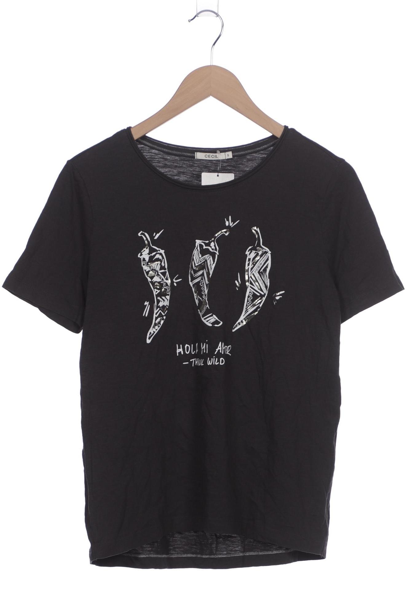

Cecil Damen T-Shirt, grau, Gr. 36