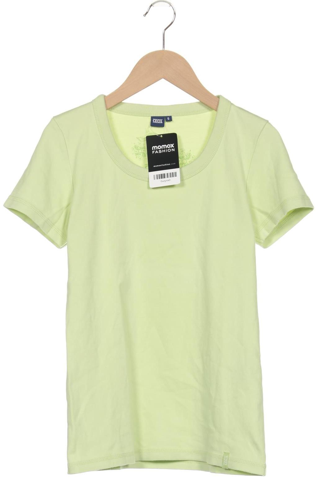 

Cecil Damen T-Shirt, hellgrün, Gr. 36