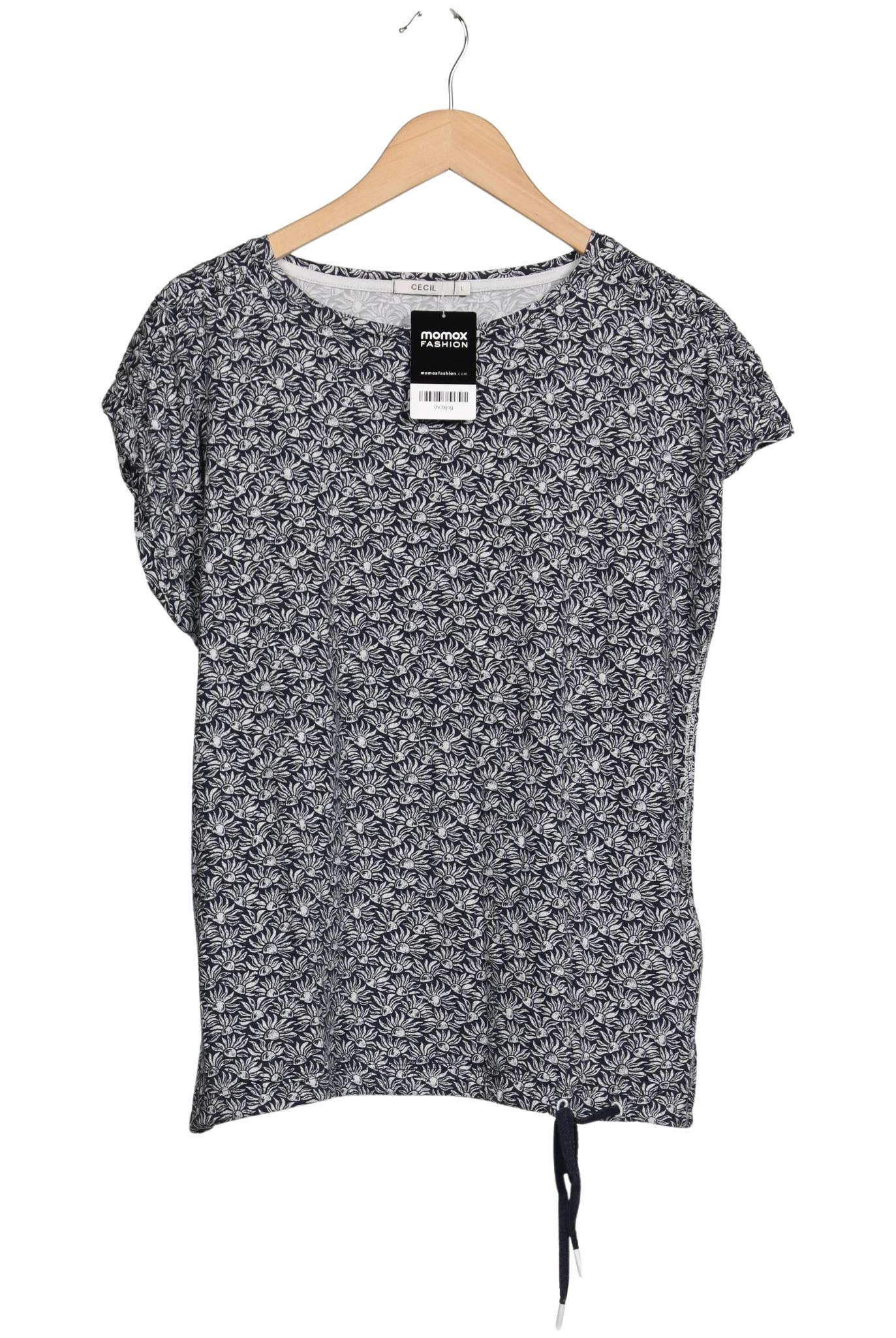 

Cecil Damen T-Shirt, marineblau, Gr. 42