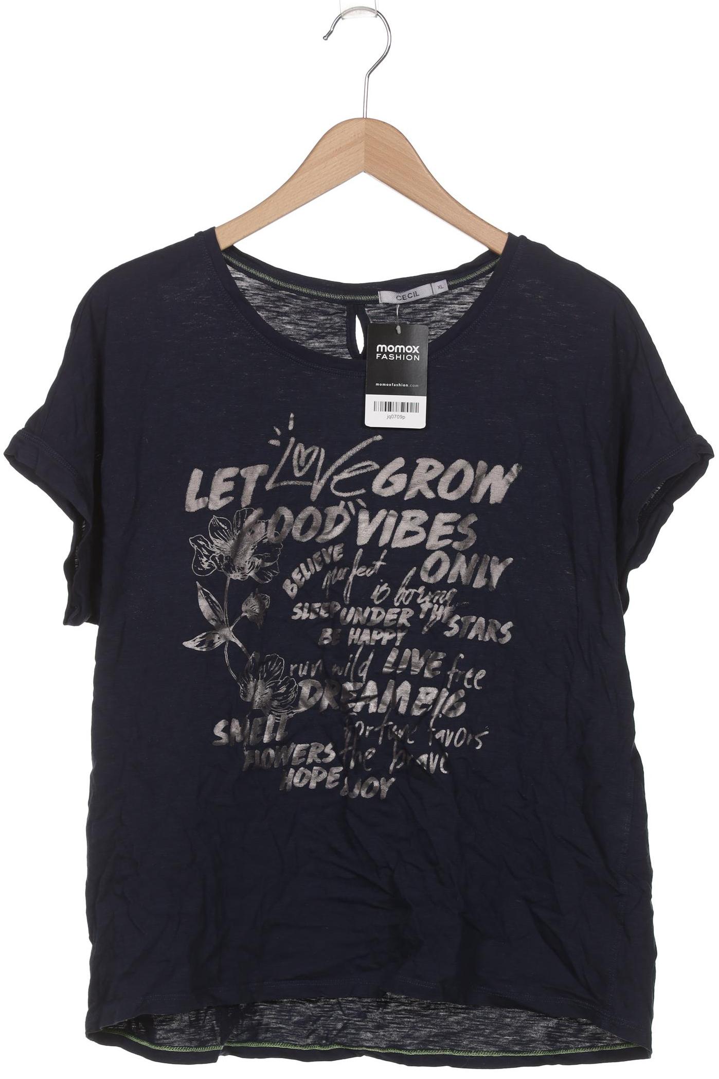 

Cecil Damen T-Shirt, marineblau, Gr. 44