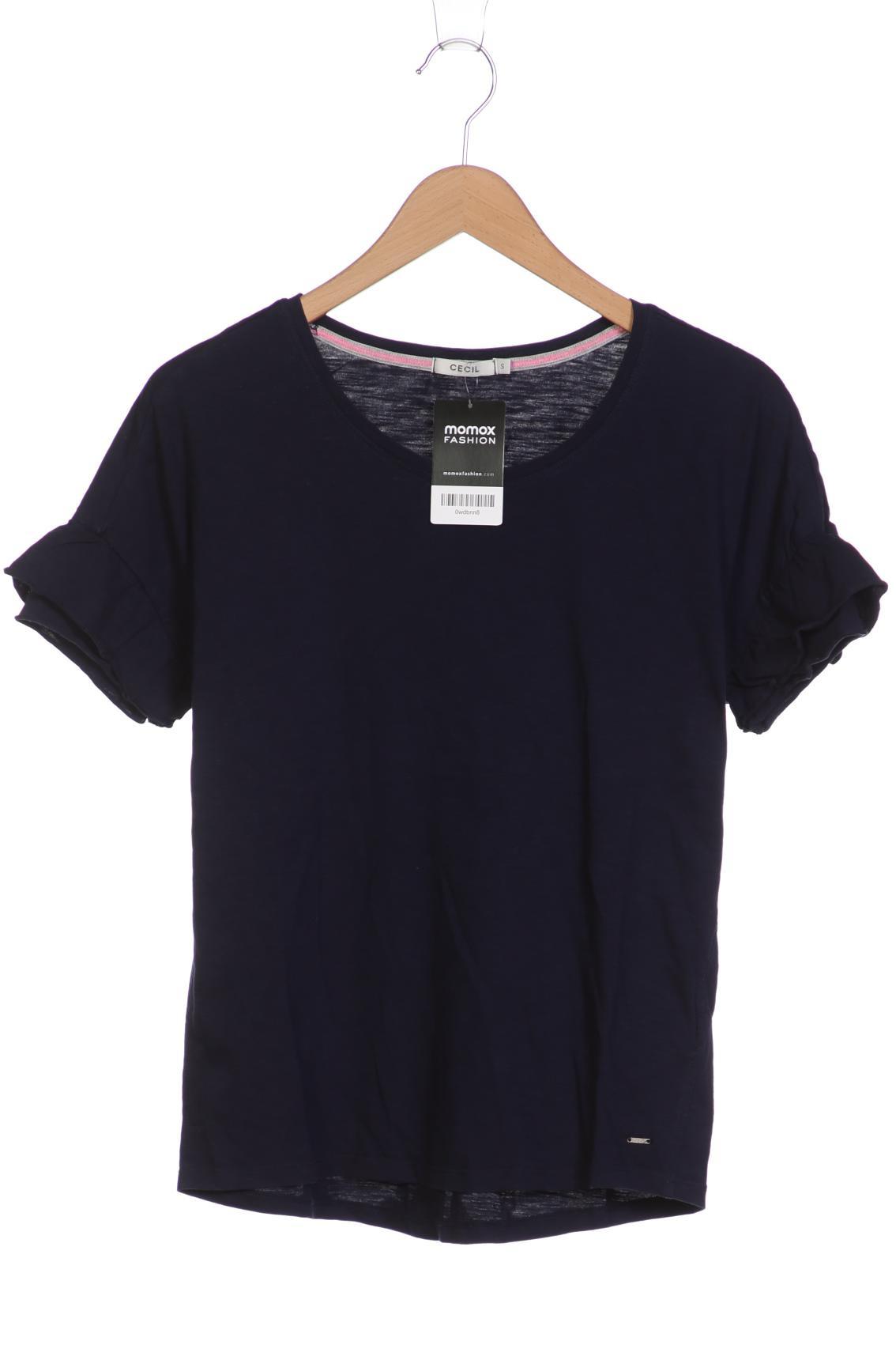 

CECIL Damen T-Shirt, marineblau