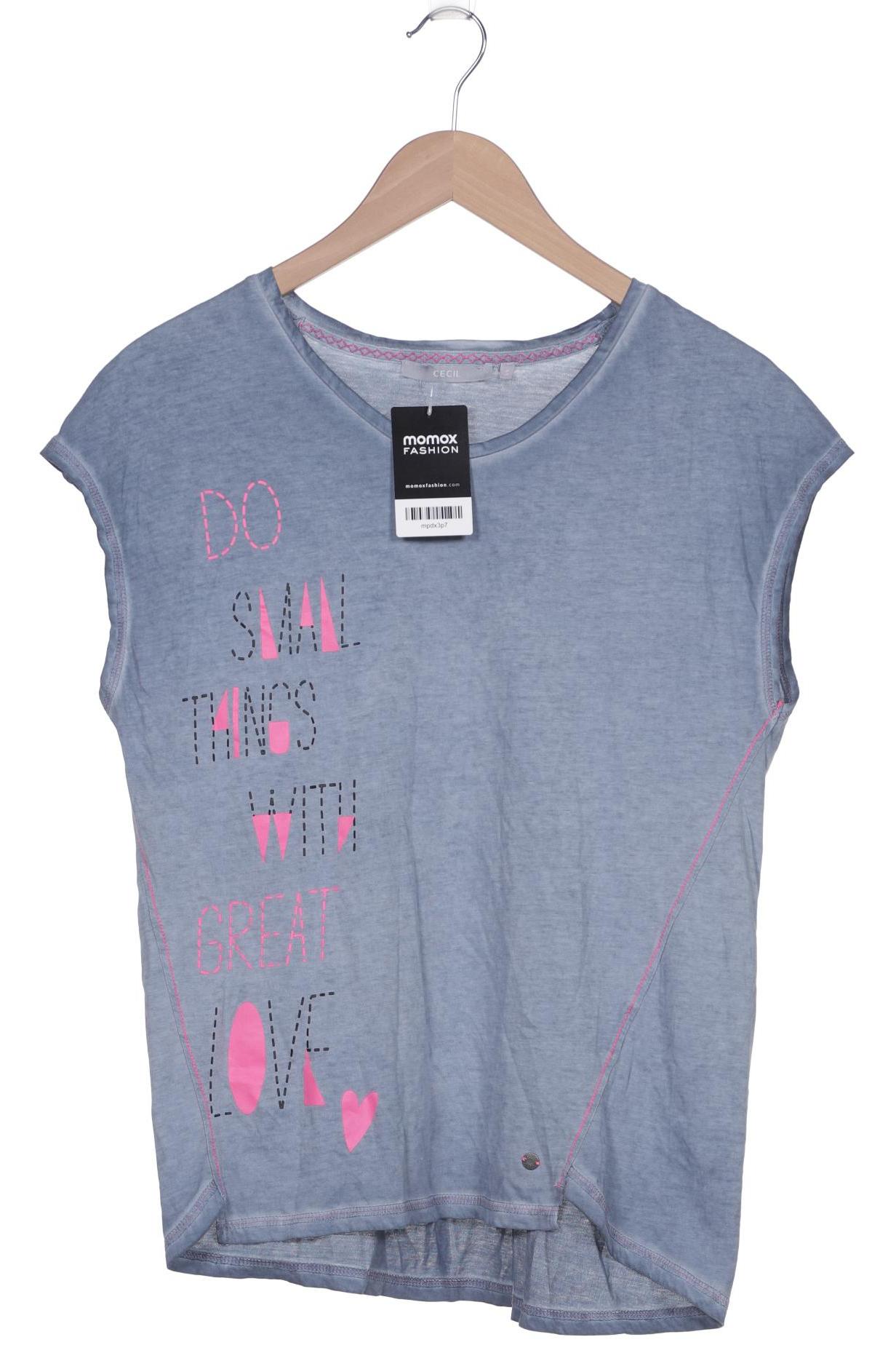 

Cecil Damen T-Shirt, blau, Gr. 36