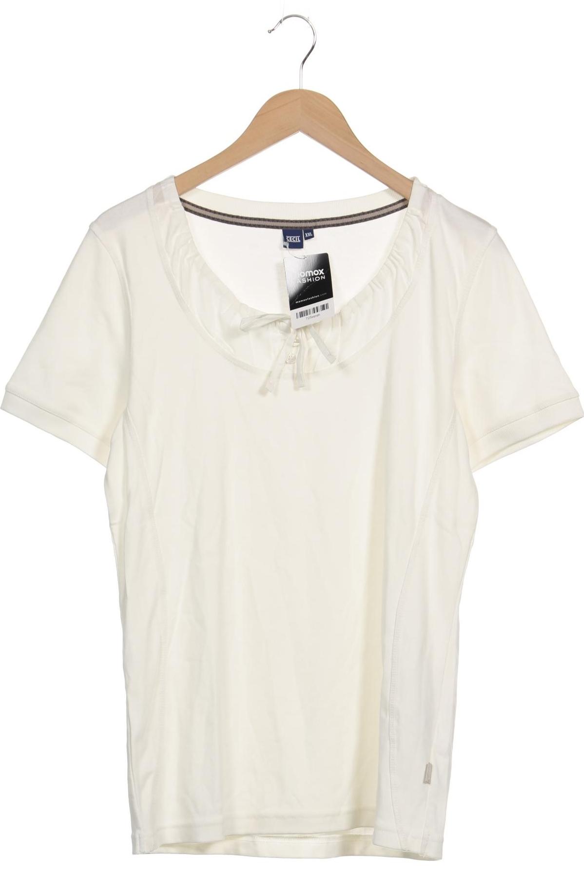 

Cecil Damen T-Shirt, cremeweiß, Gr. 46
