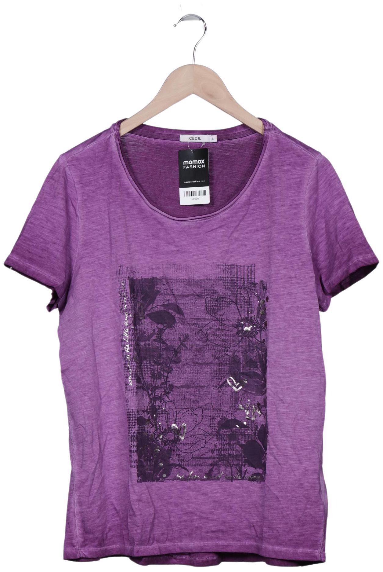

Cecil Damen T-Shirt, flieder, Gr. 42