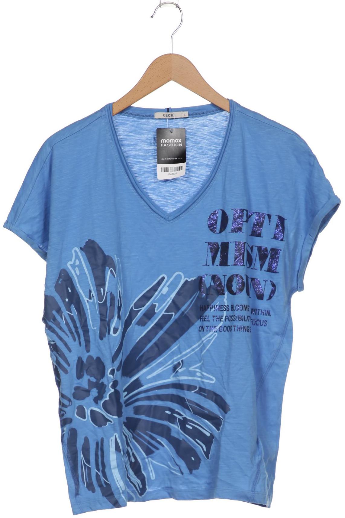 

CECIL Damen T-Shirt, blau