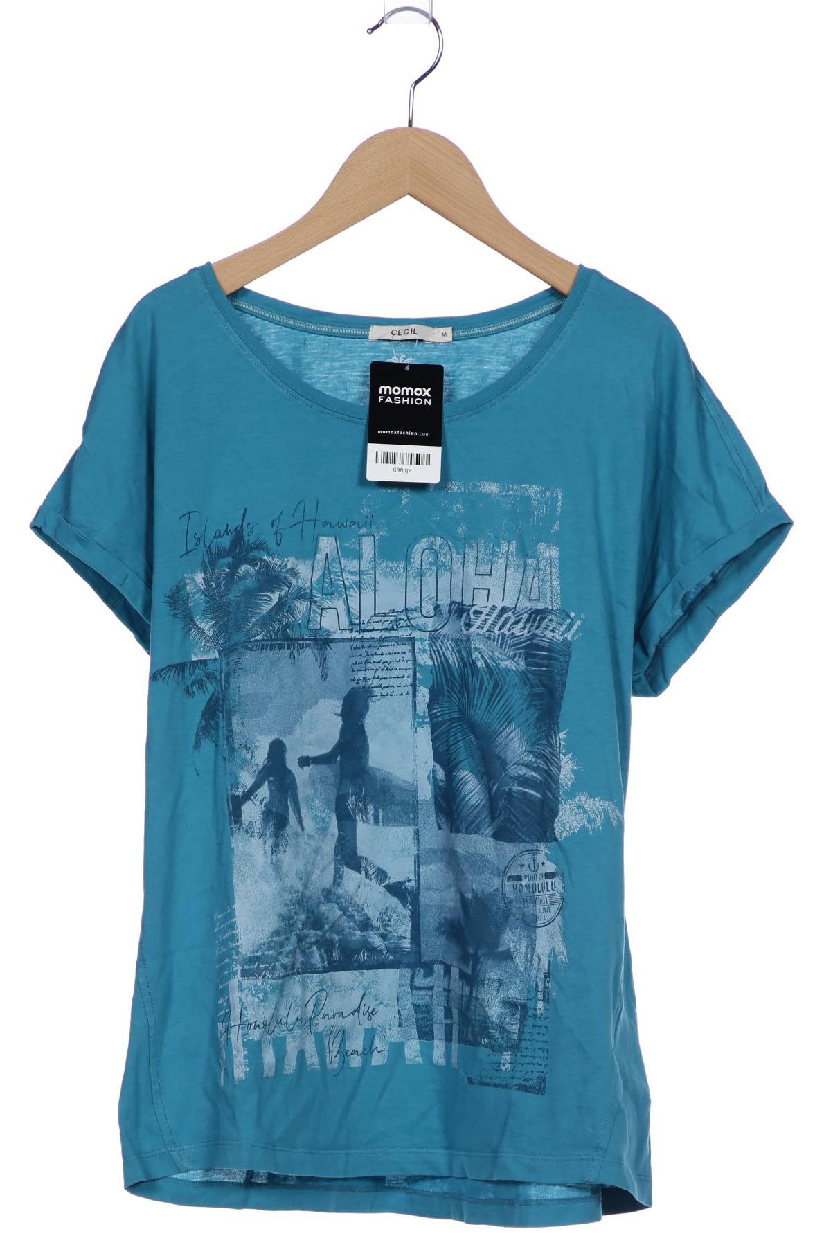 

Cecil Damen T-Shirt, blau, Gr. 38