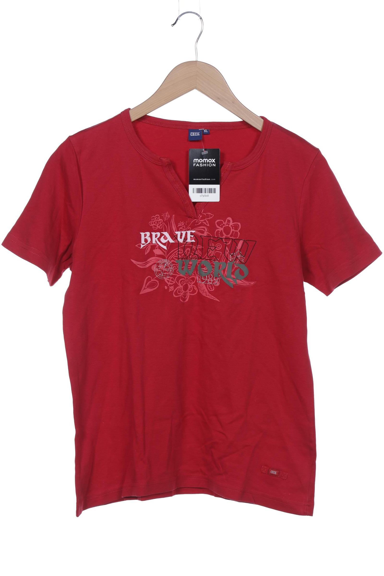 

Cecil Damen T-Shirt, rot, Gr. 44