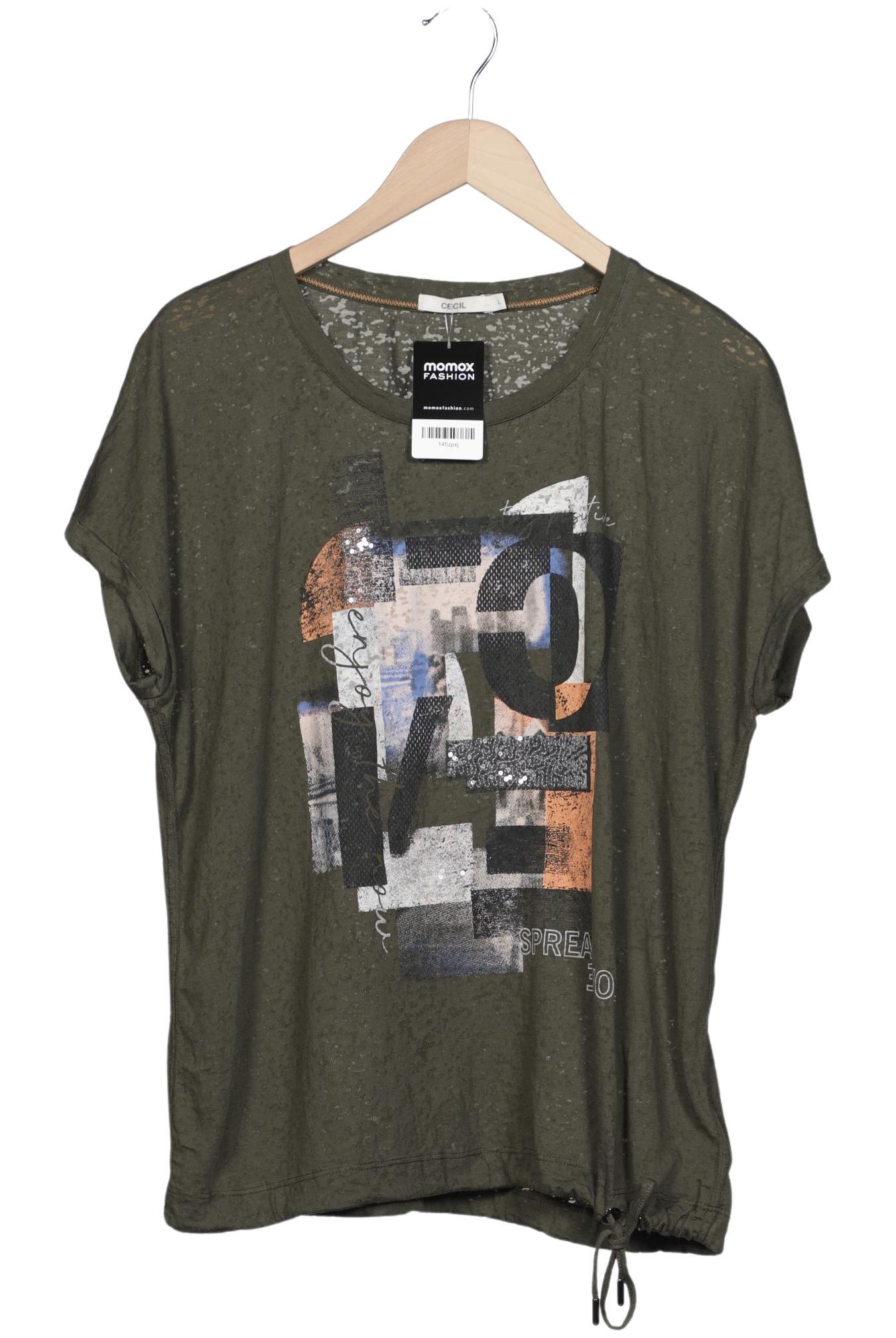 

Cecil Damen T-Shirt, grün, Gr. 42