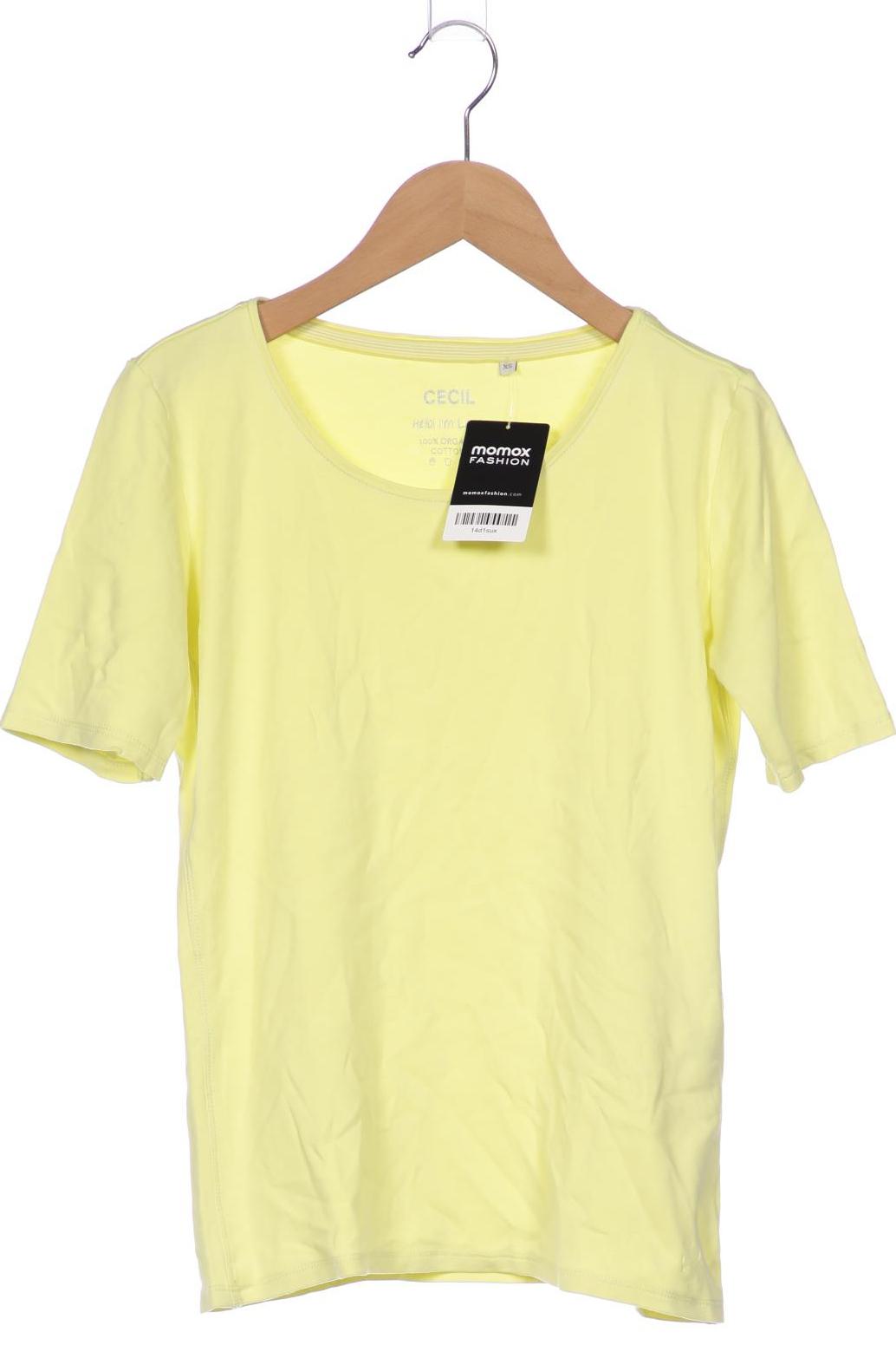 

Cecil Damen T-Shirt, gelb, Gr. 34