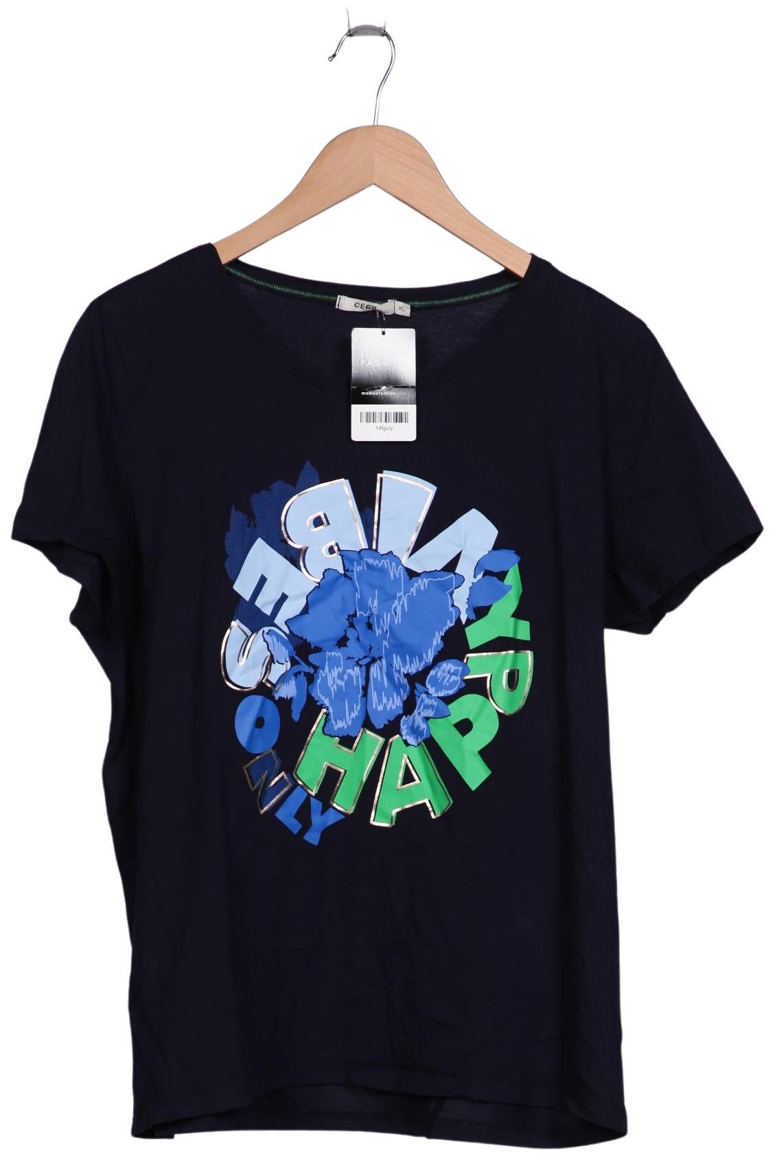 

Cecil Damen T-Shirt, marineblau, Gr. 44