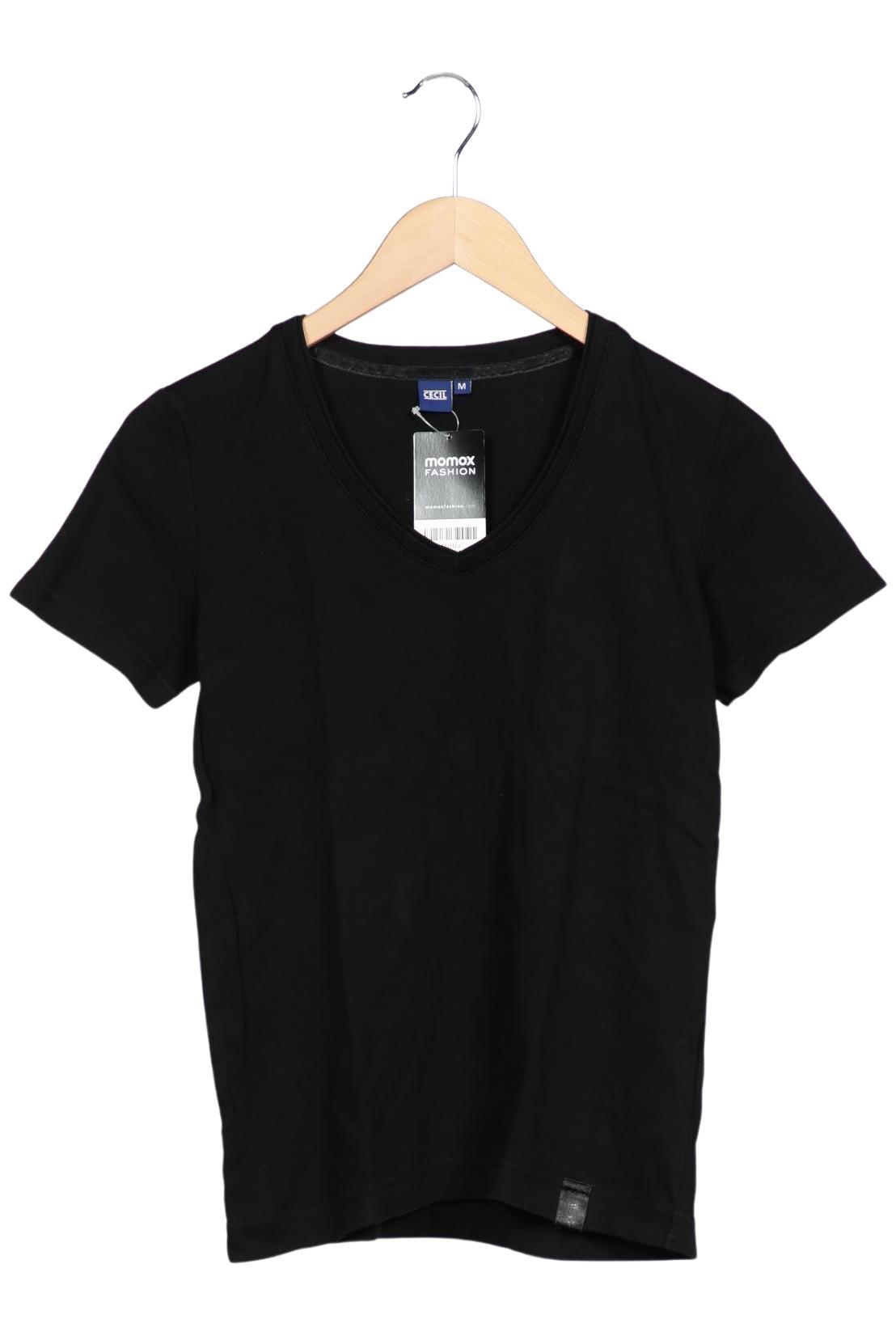 

Cecil Damen T-Shirt, schwarz, Gr. 38