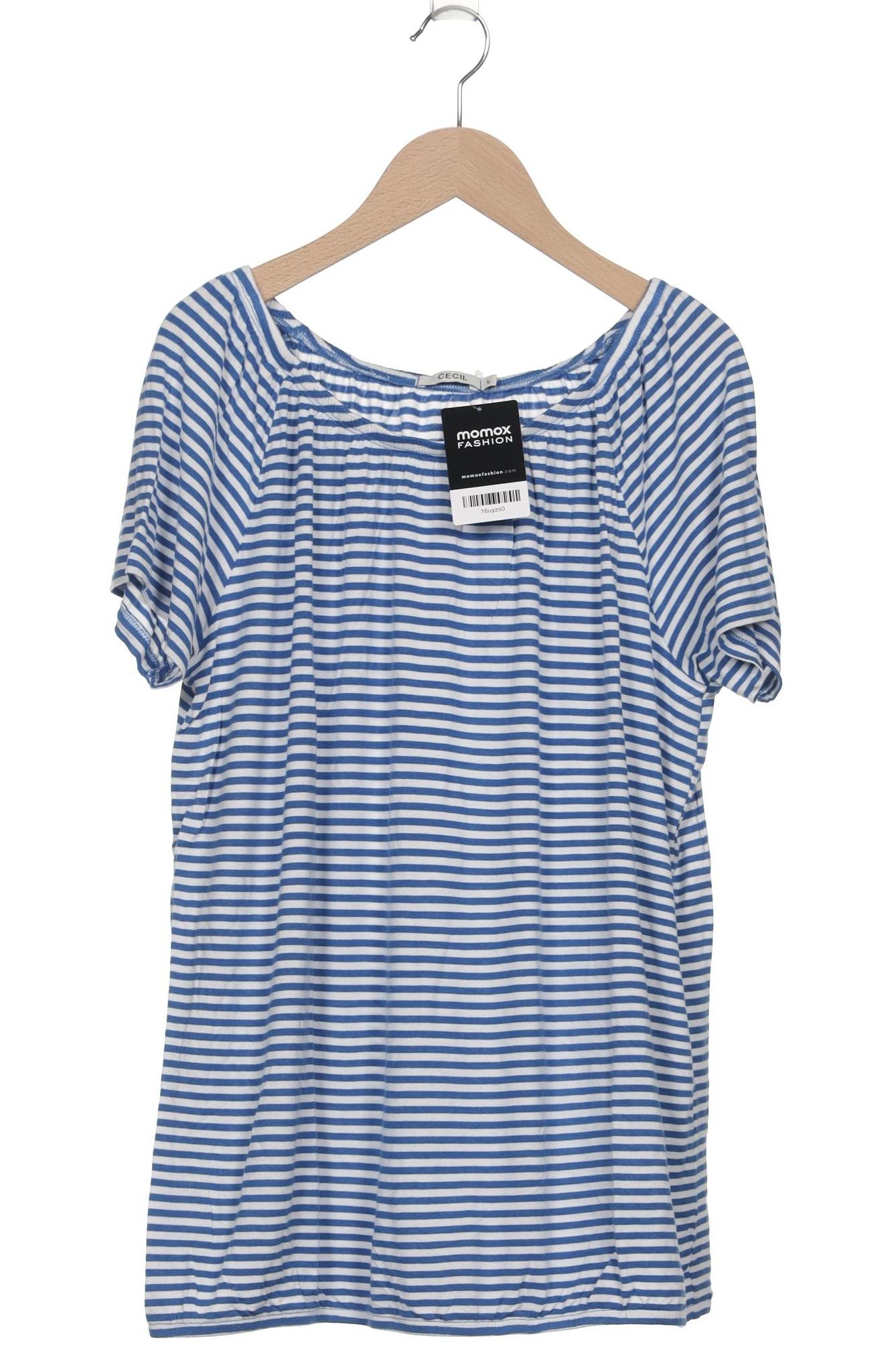 

Cecil Damen T-Shirt, blau, Gr. 42