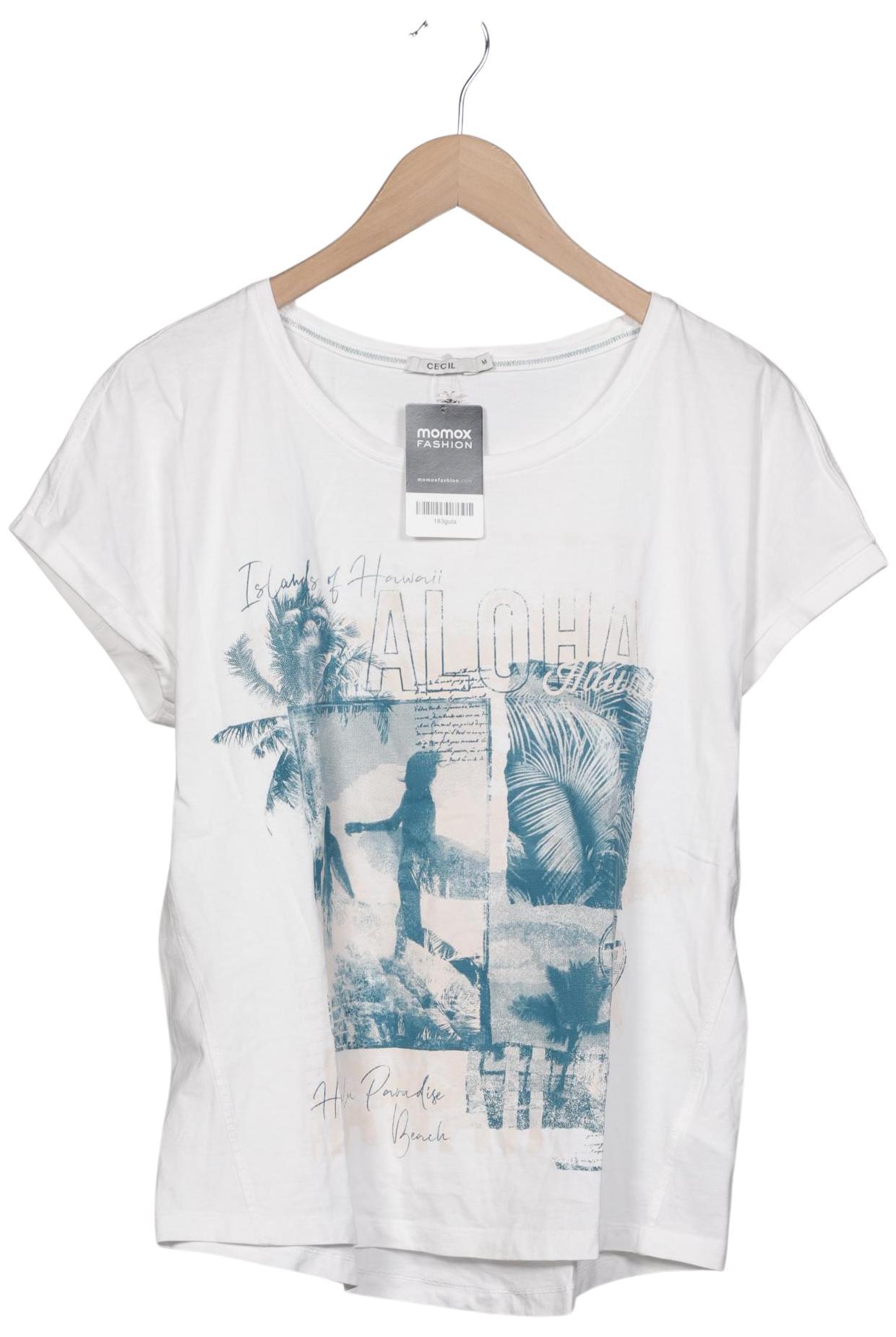 

Cecil Damen T-Shirt, weiß, Gr. 38
