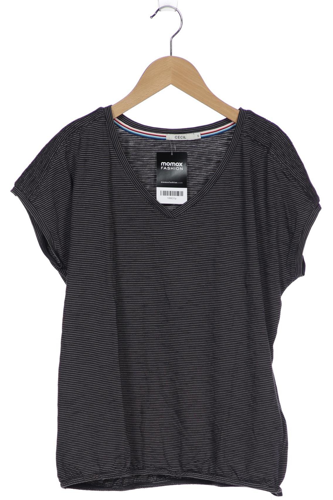 

CECIL Damen T-Shirt, schwarz