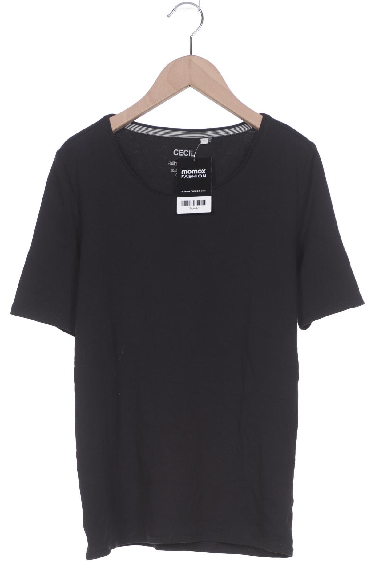 

Cecil Damen T-Shirt, schwarz, Gr. 36