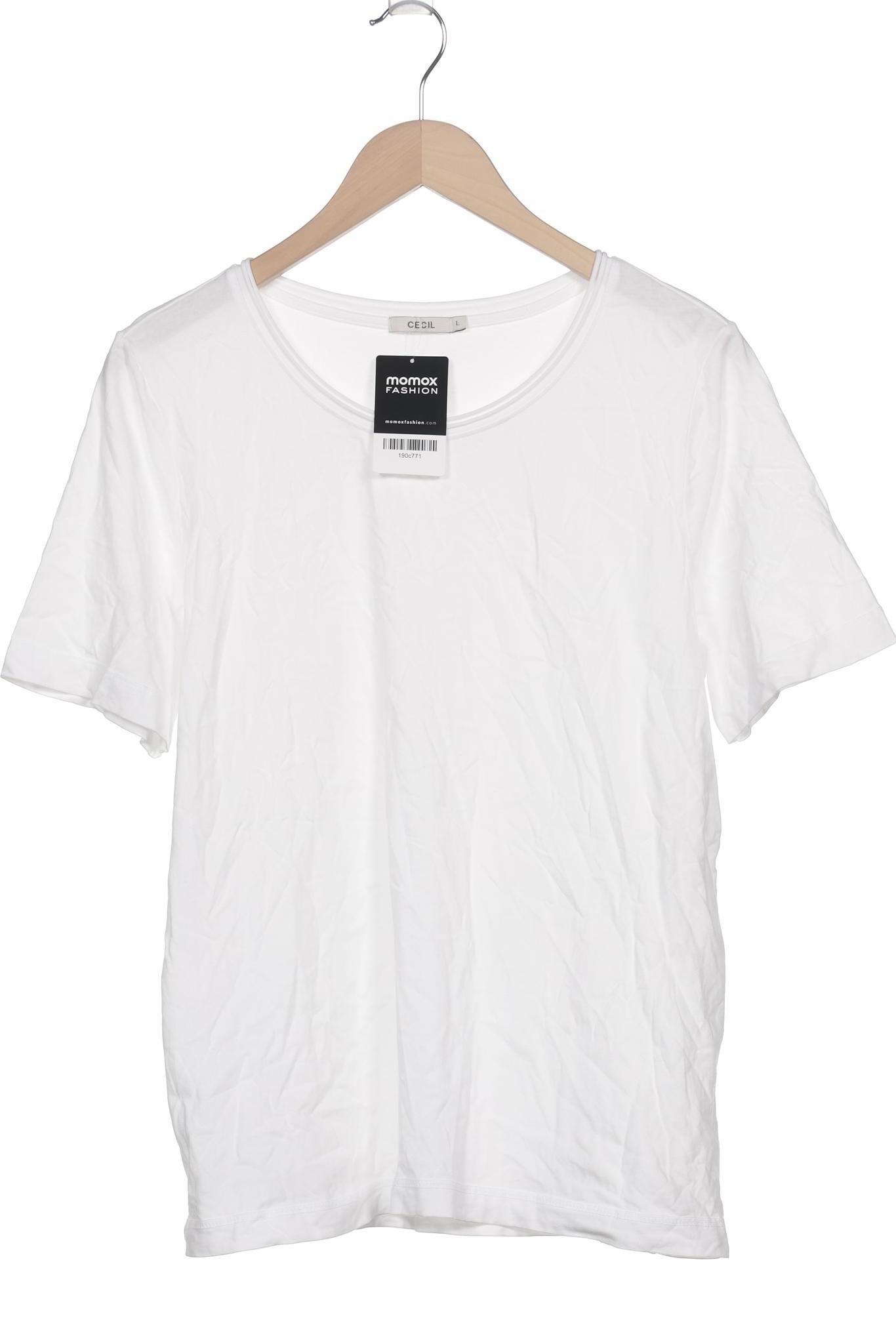 

Cecil Damen T-Shirt, weiß, Gr. 42