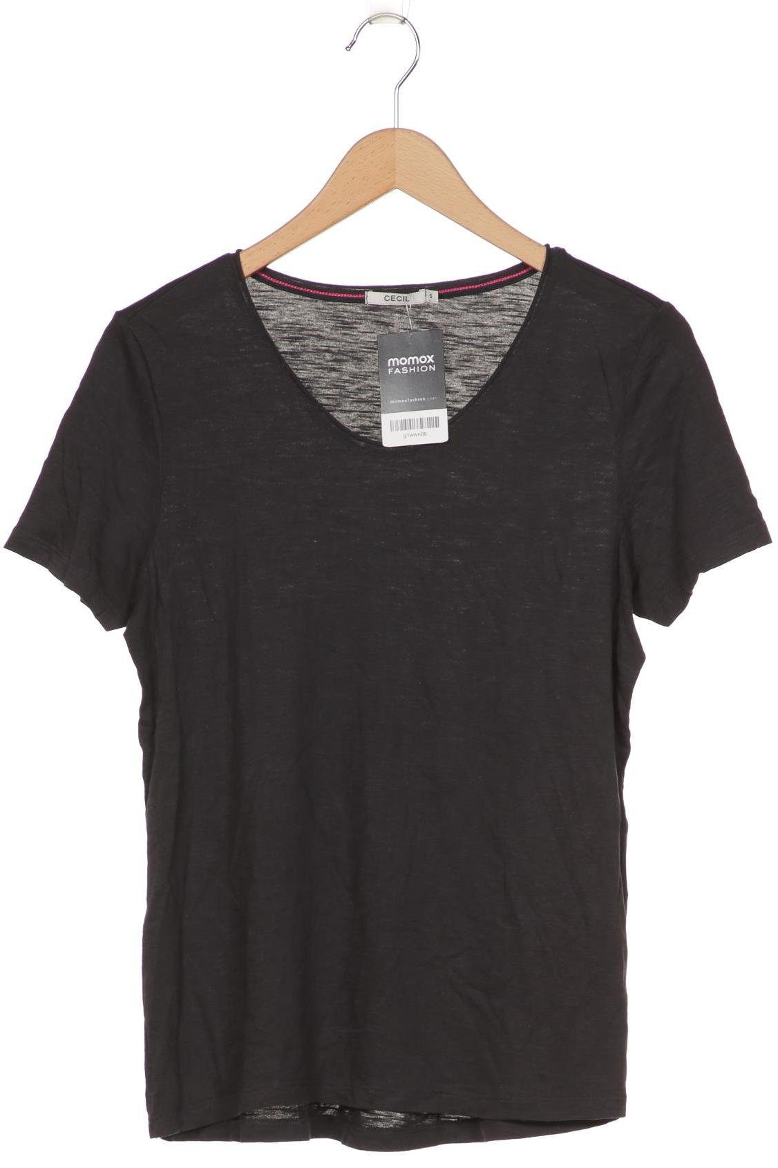 

Cecil Damen T-Shirt, schwarz, Gr. 36