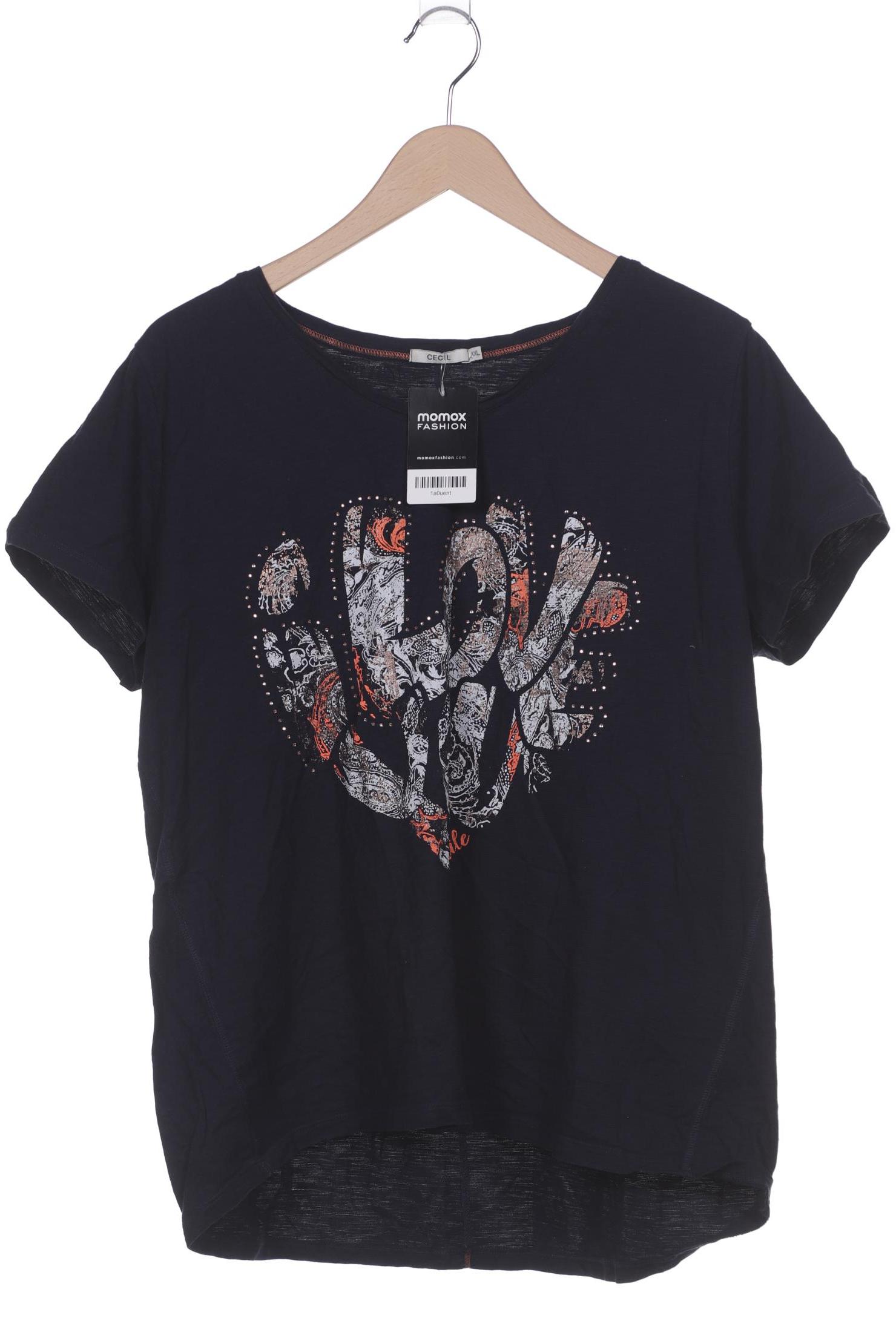 

Cecil Damen T-Shirt, marineblau, Gr. 46