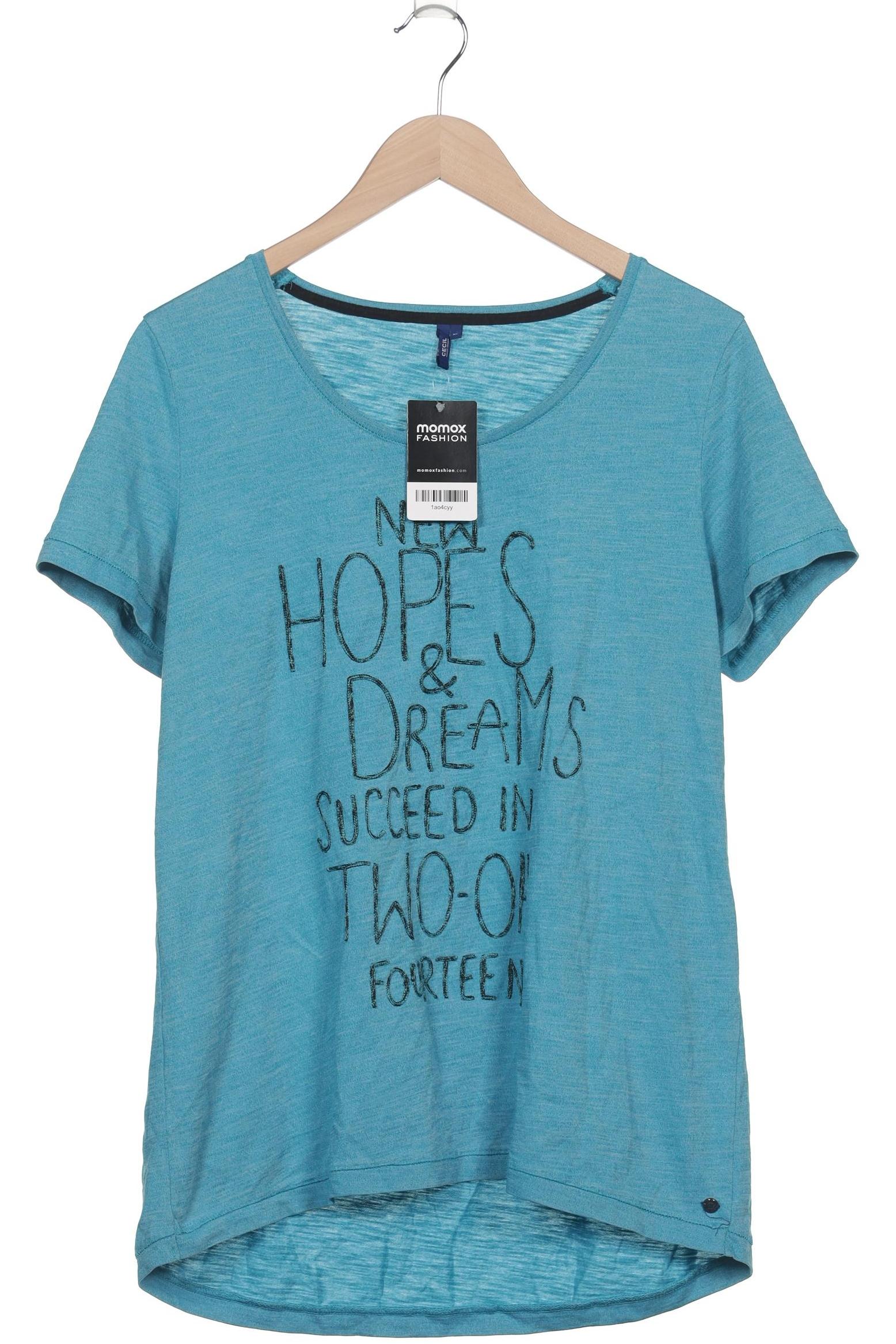

Cecil Damen T-Shirt, blau, Gr. 44