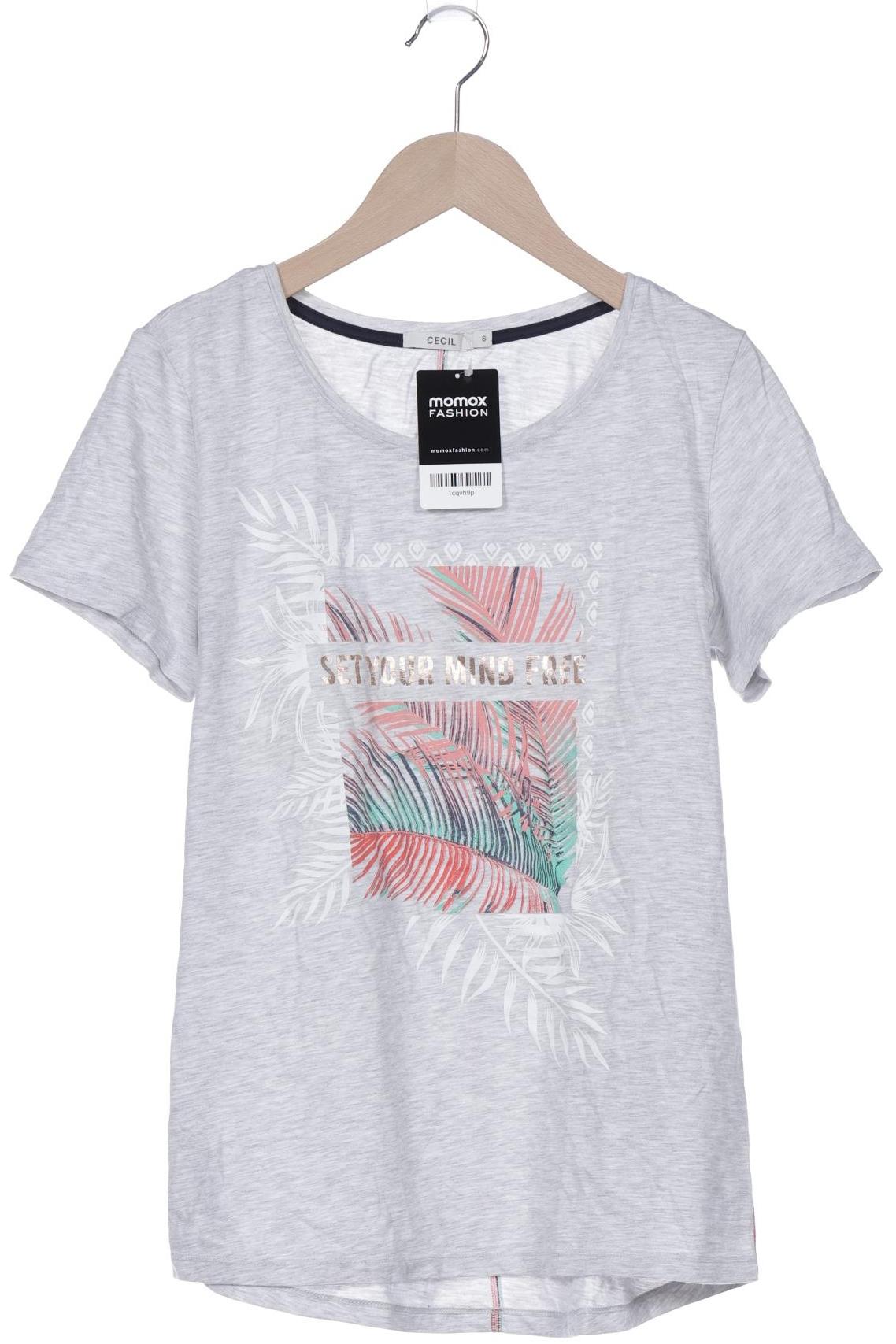 

Cecil Damen T-Shirt, grau, Gr. 36