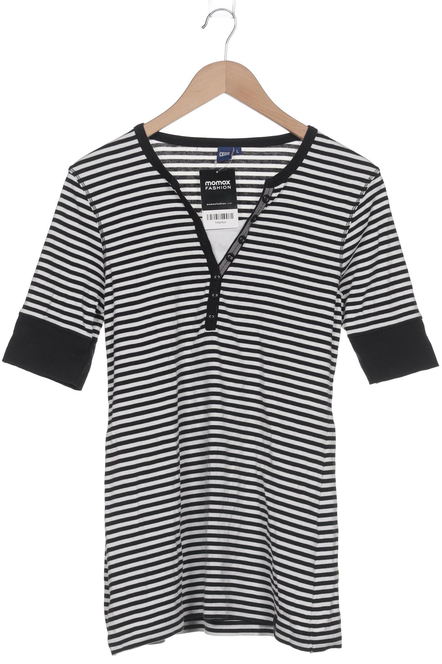 

Cecil Damen T-Shirt, schwarz, Gr. 42