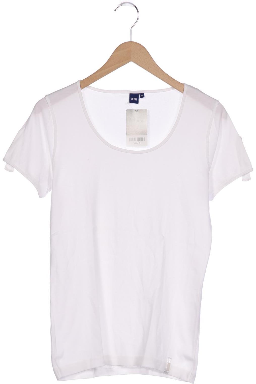 

CECIL Damen T-Shirt, weiß