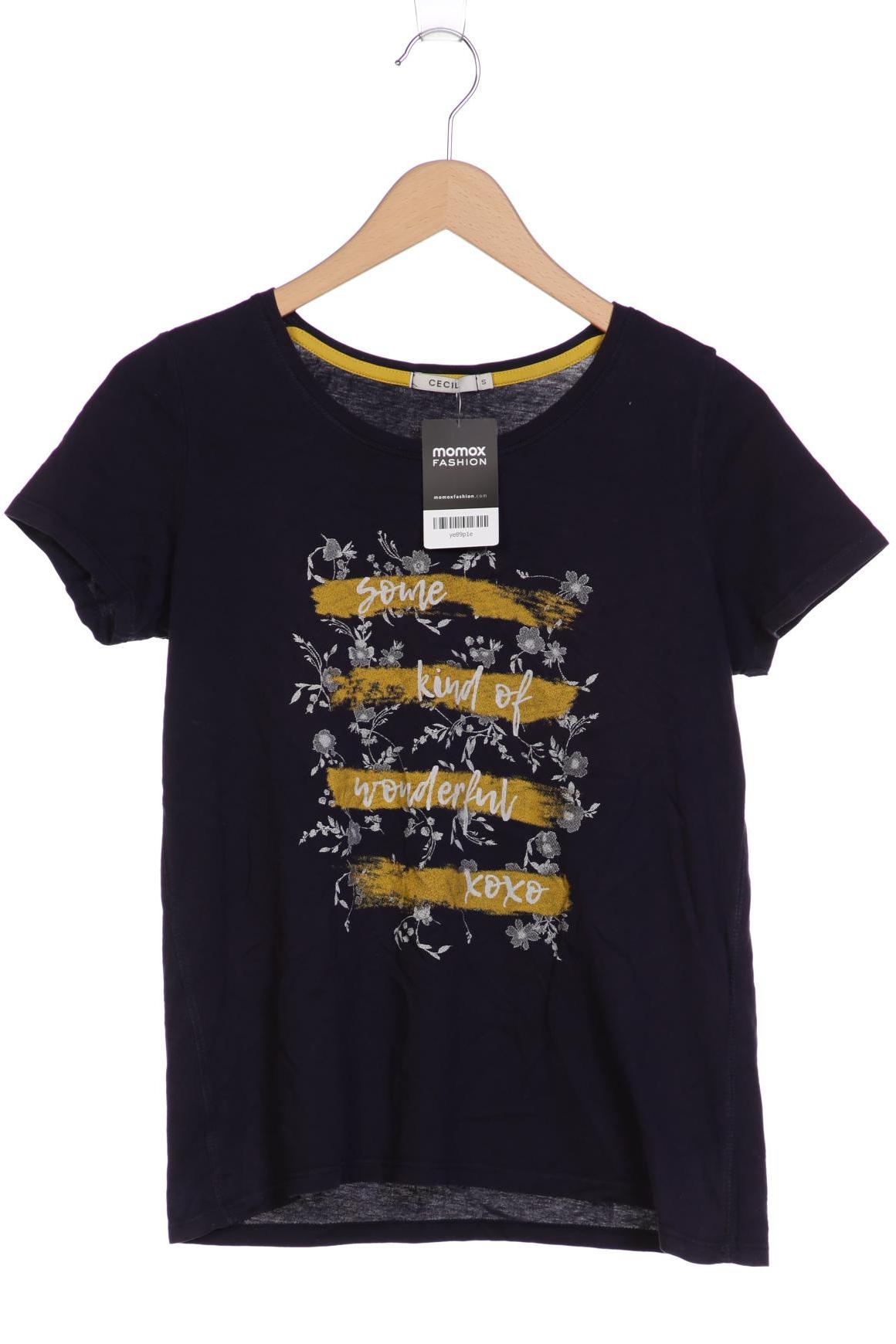 

CECIL Damen T-Shirt, marineblau