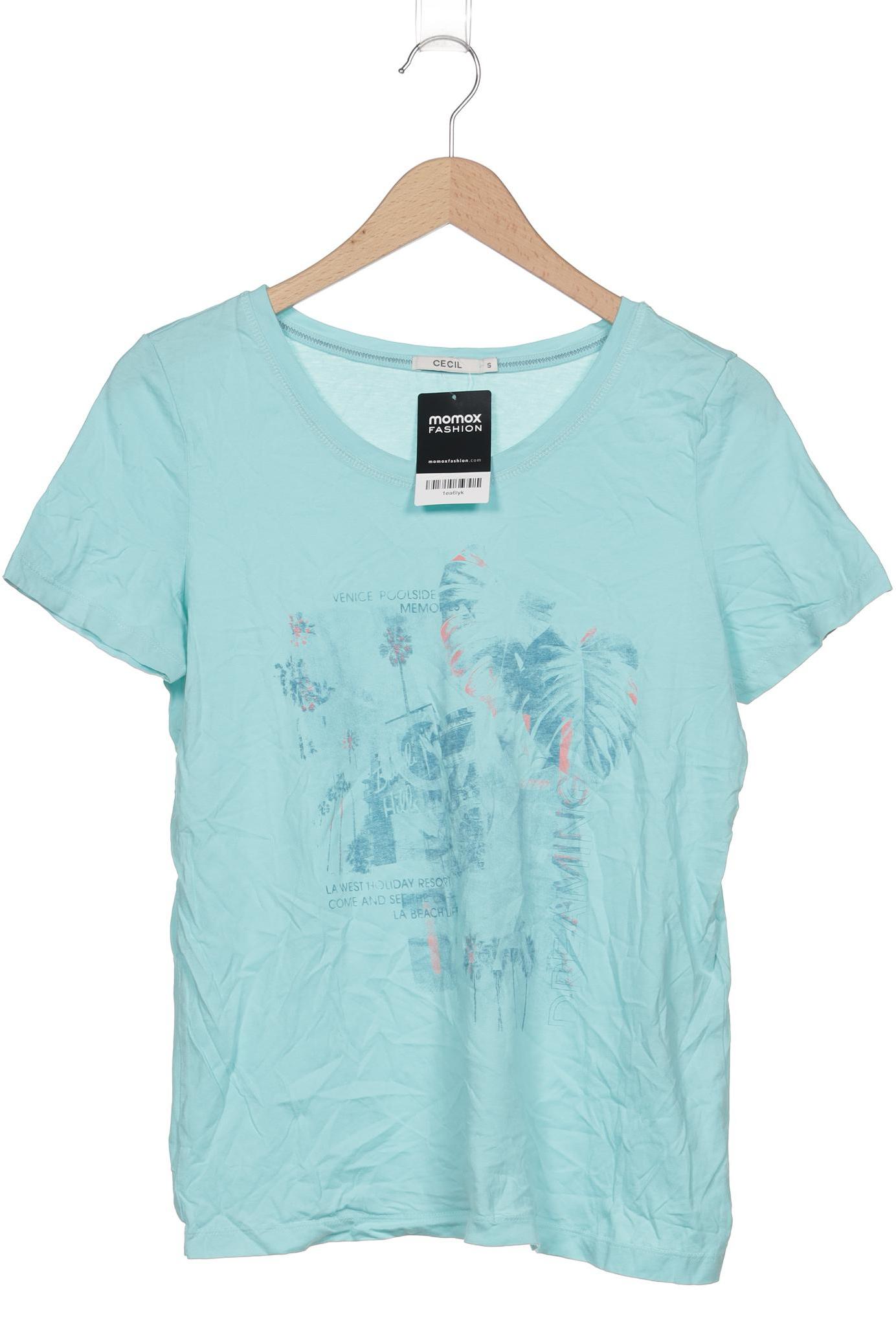 

Cecil Damen T-Shirt, hellblau, Gr. 36