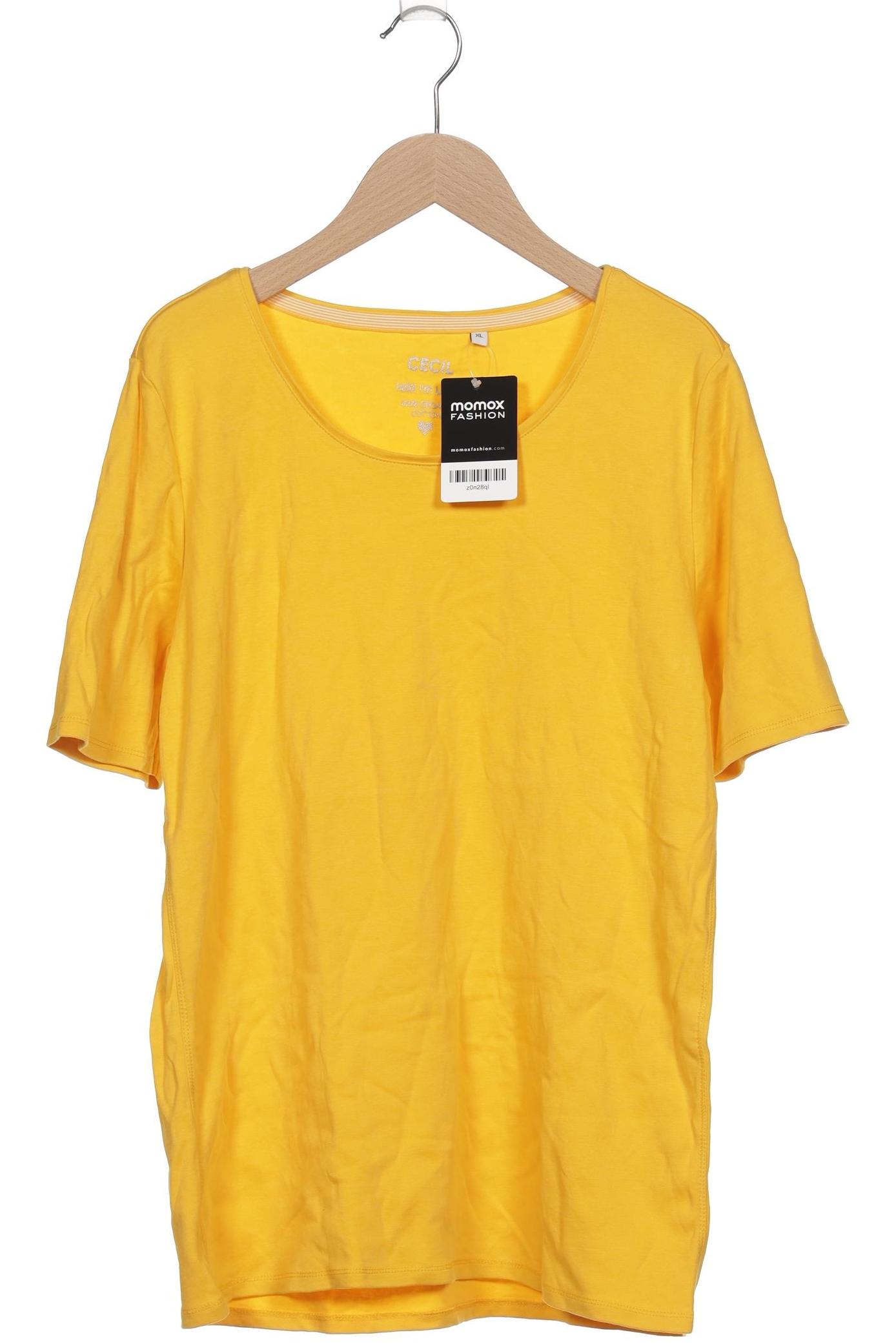 

Cecil Damen T-Shirt, gelb, Gr. 44