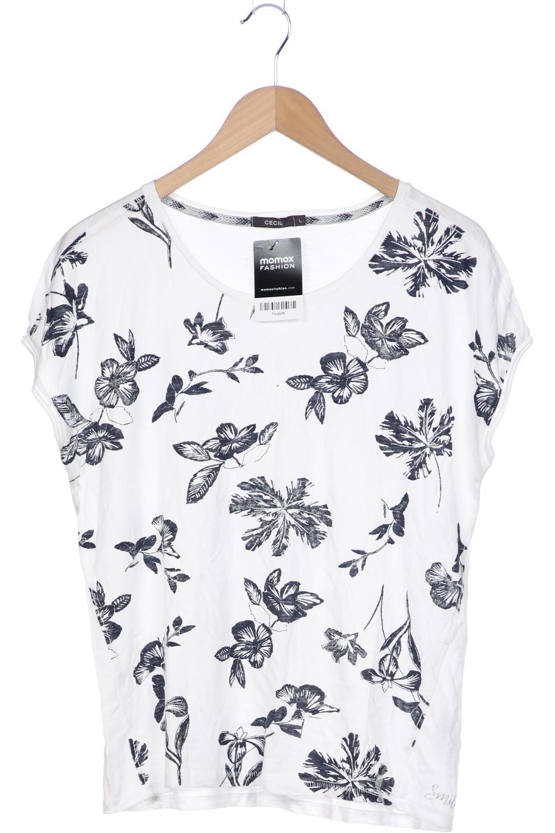 

Cecil Damen T-Shirt, weiß, Gr. 42