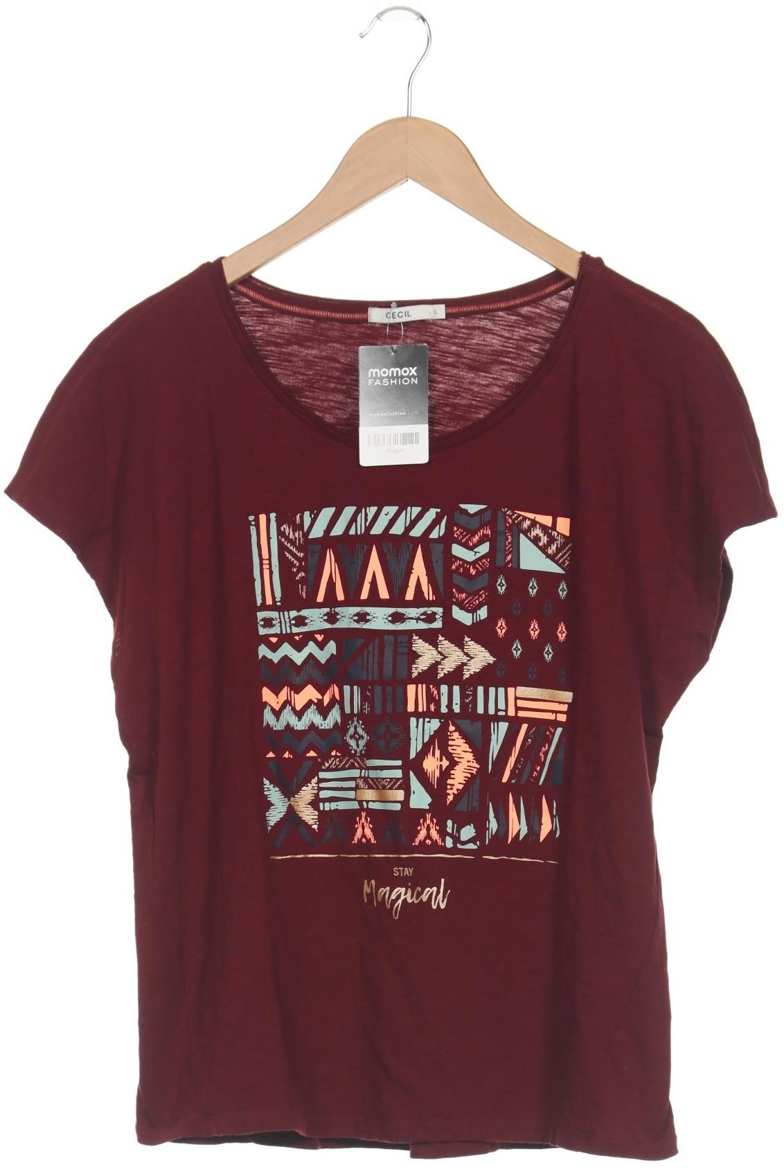 

Cecil Damen T-Shirt, bordeaux, Gr. 42