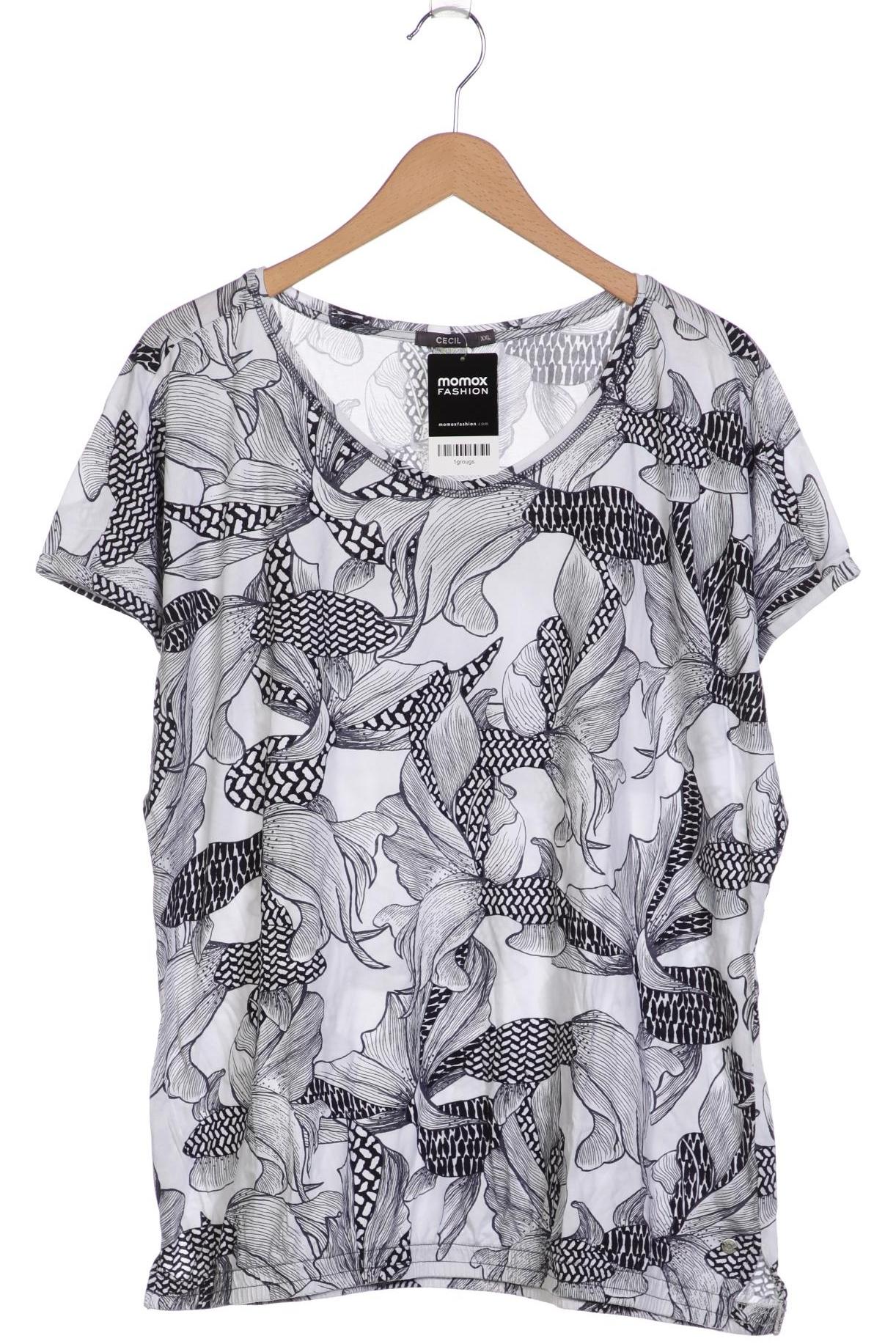 

Cecil Damen T-Shirt, weiß, Gr. 46