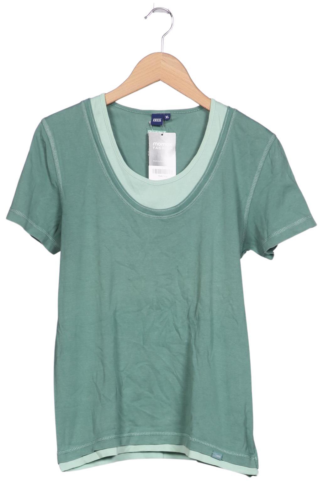 

Cecil Damen T-Shirt, hellgrün, Gr. 44