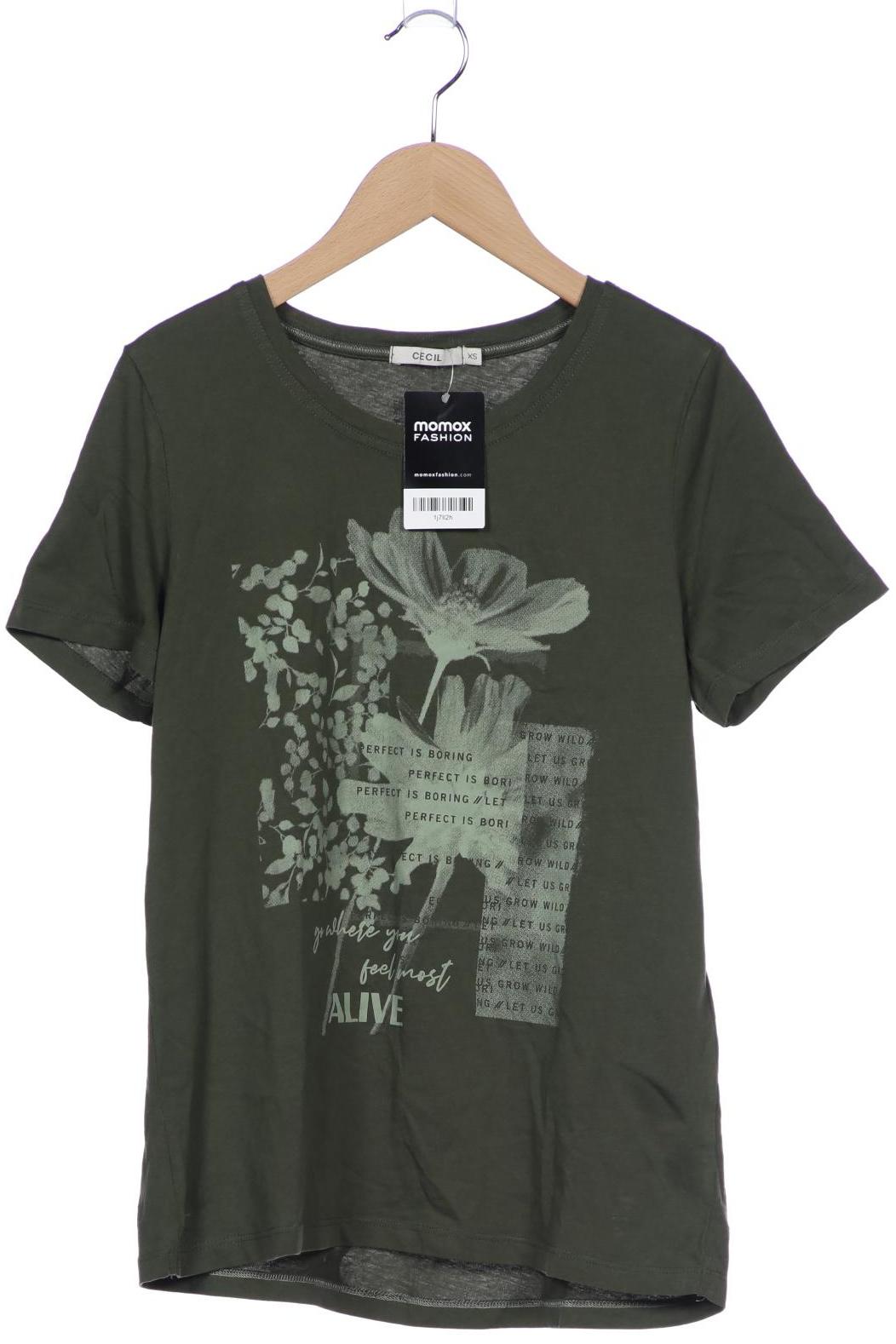 

Cecil Damen T-Shirt, grün, Gr. 34