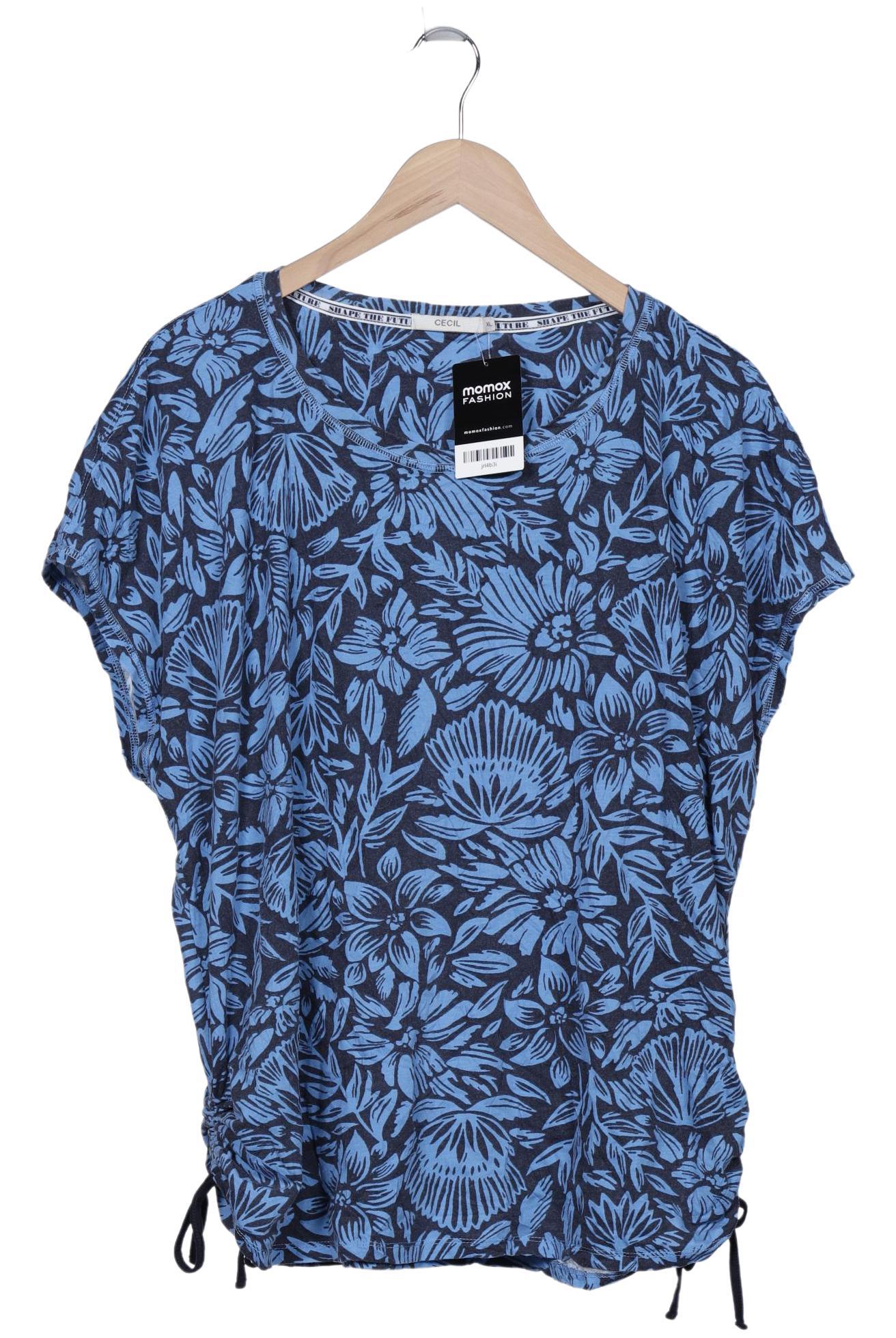 

Cecil Damen T-Shirt, blau, Gr. 44