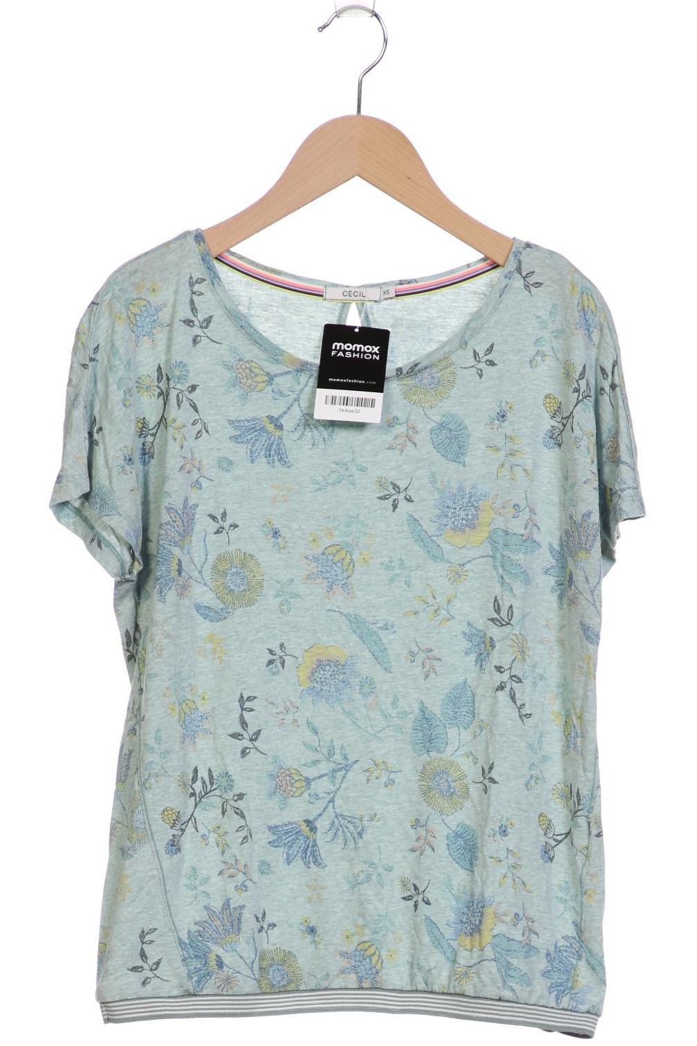

Cecil Damen T-Shirt, hellgrün, Gr. 34