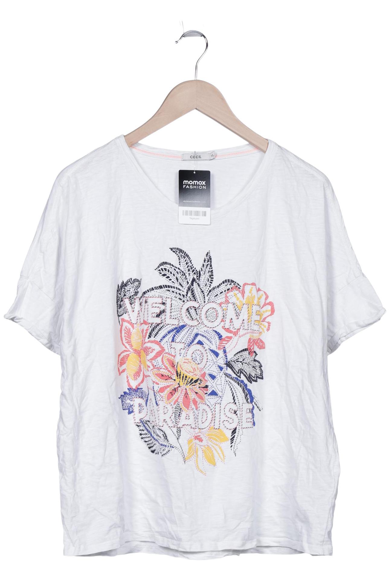 

Cecil Damen T-Shirt, weiß, Gr. 44