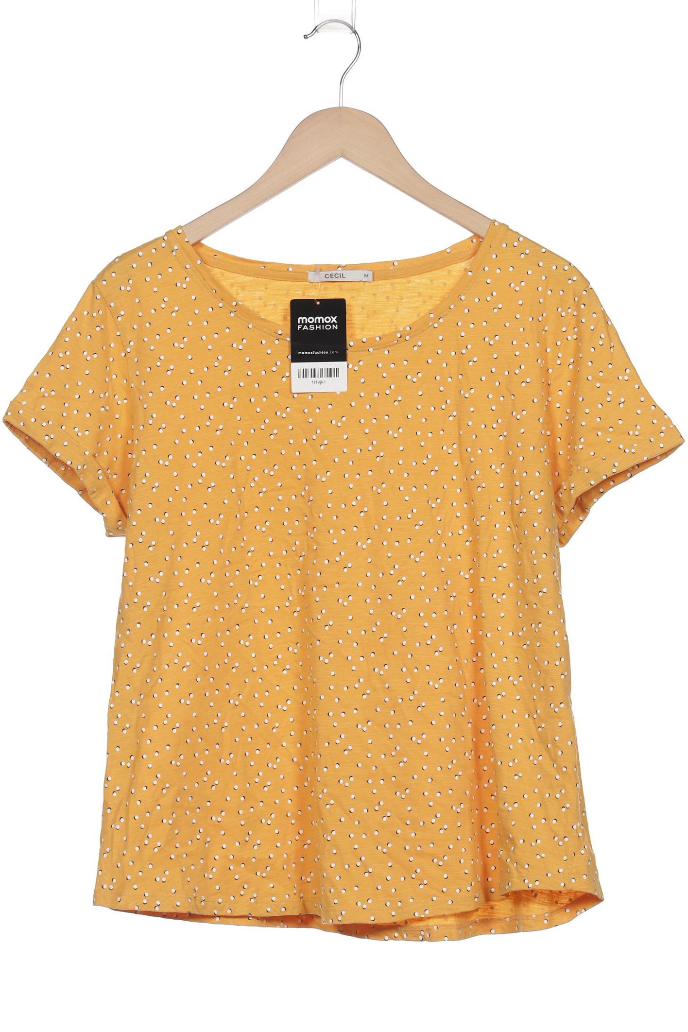 

Cecil Damen T-Shirt, gelb, Gr. 38
