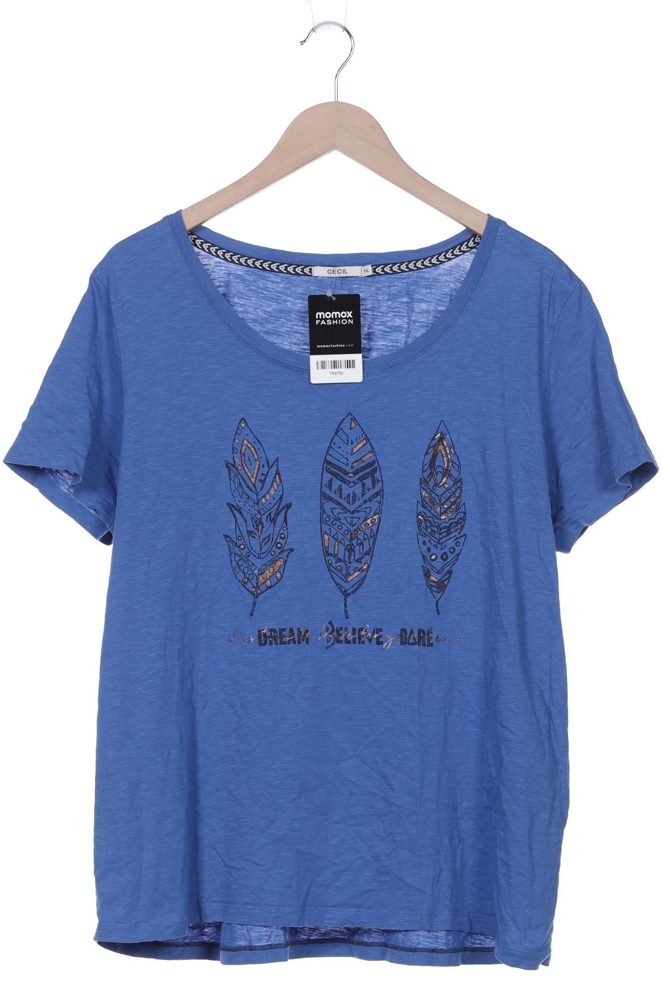 

Cecil Damen T-Shirt, blau, Gr. 46